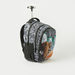 Kaos Graffiti Print 3-Piece Trolley Backpack Set - 18 inches-School Sets-thumbnailMobile-4