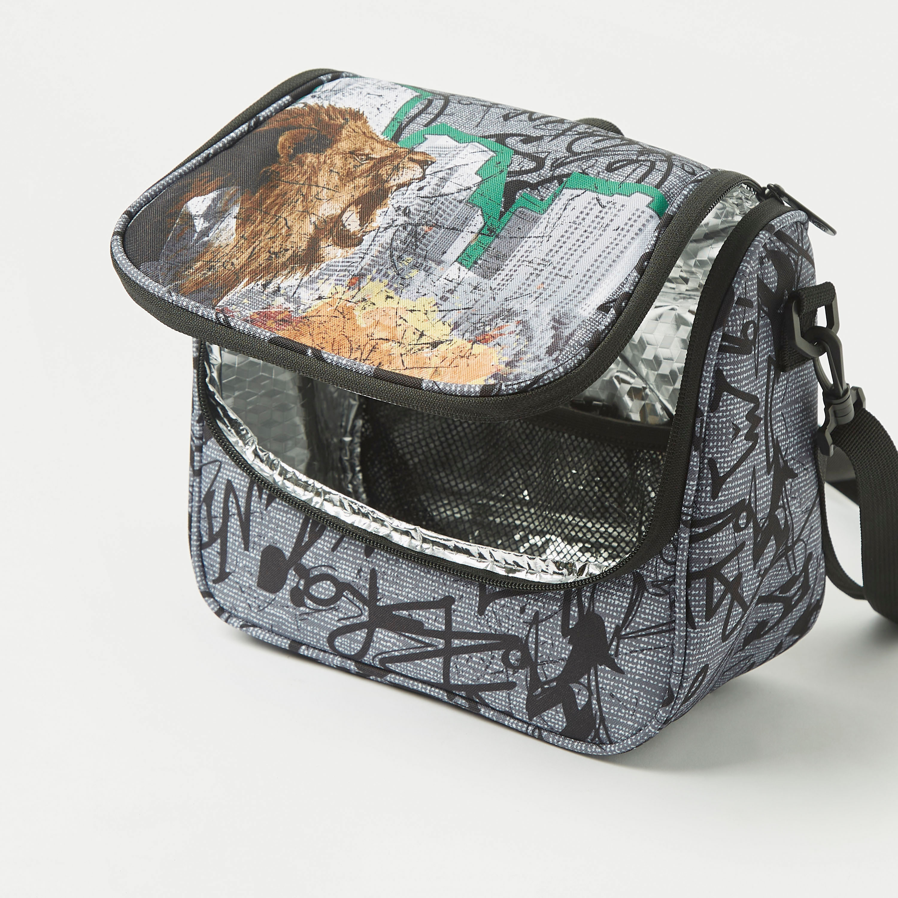 Kaos Graffiti Print 3-Piece Trolley Backpack Set - 18 inches-school-bagsandbackpacks-trolleybags-image-10