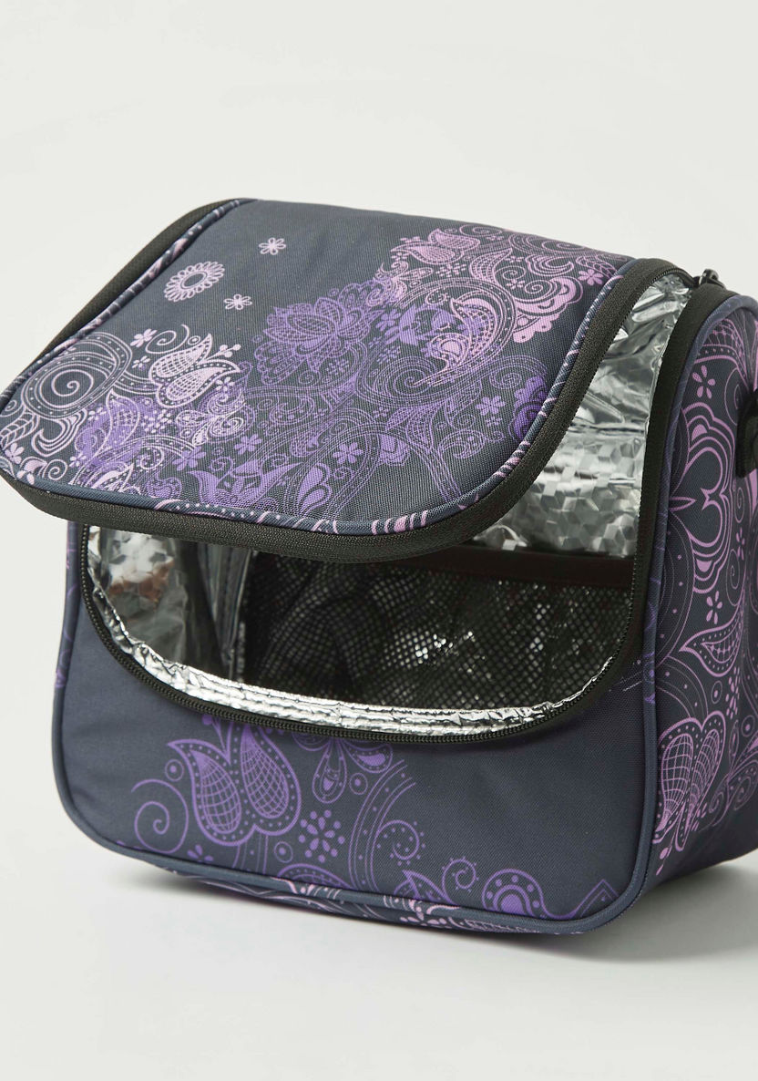Kaos Paisley Print 3-Piece Trolley Backpack Set - 18 inches-School Sets-image-9