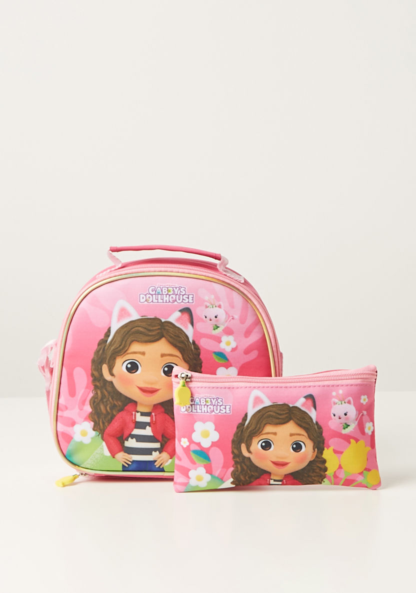 Gabby's Dollhouse Print 5-Piece Trolley Backpack Set - 16 inches-School Sets-image-2
