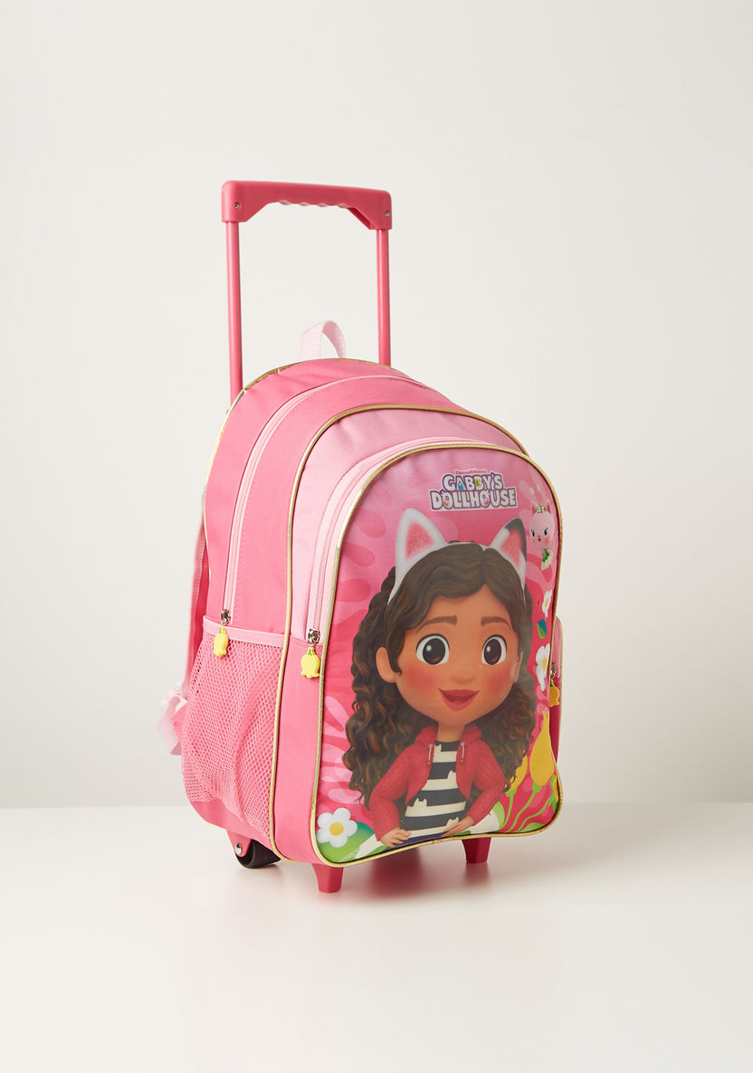 Gabby's Dollhouse Print 5-Piece Trolley Backpack Set - 16 inches-School Sets-image-4