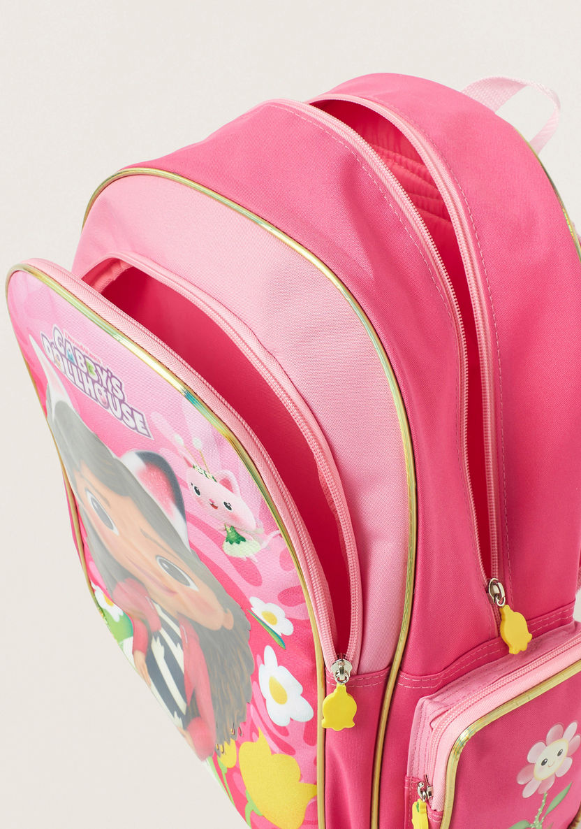 Gabby's Dollhouse Print 5-Piece Backpack Set - 16 inches-School Sets-image-10