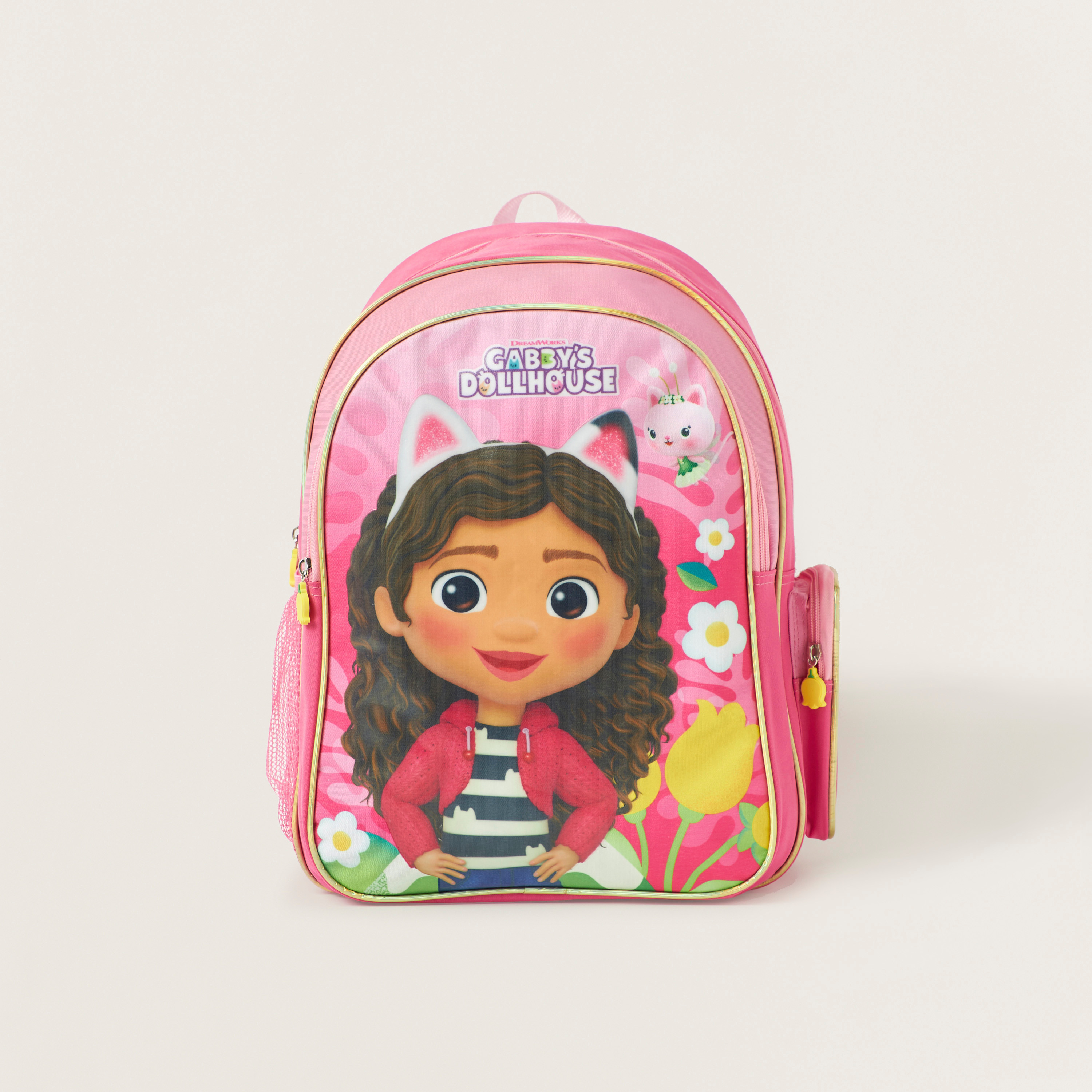 Gabby's Dollhouse Print 5-Piece Backpack Set - 16 inches-school-bagsandbackpacks-backpacks-image-2
