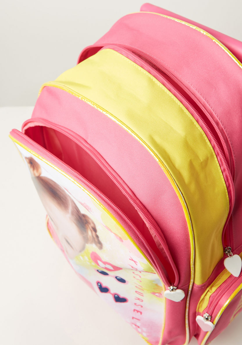 Like Nastya Printed 5-Piece Trolley Backpack Set - 16 inches-School Sets-image-8