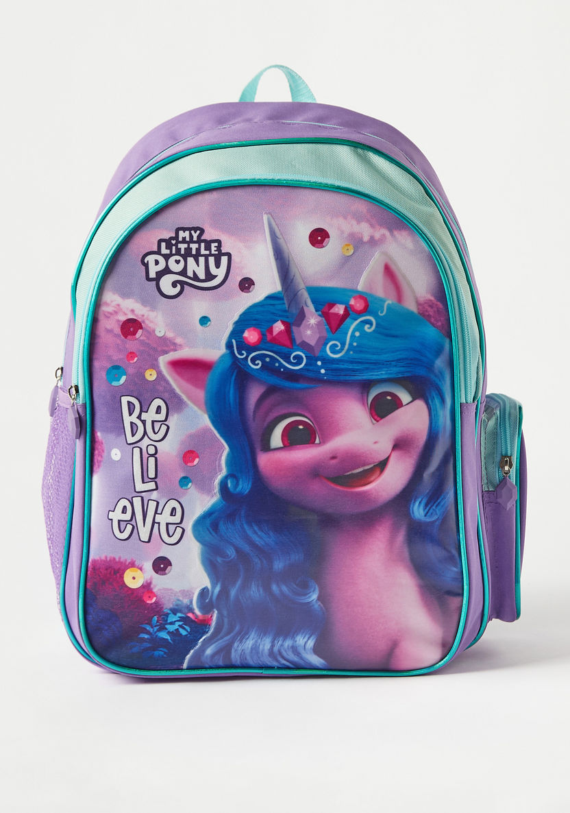 My Little Pony 5-Piece Print Backpack - 16 inches-School Sets-image-1