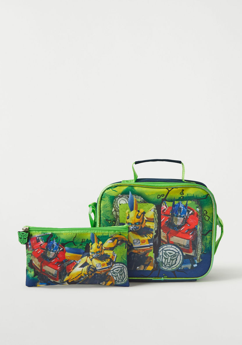 Transformers Print 5-Piece Trolley Backpack Set - 16 inches-School Sets-image-9