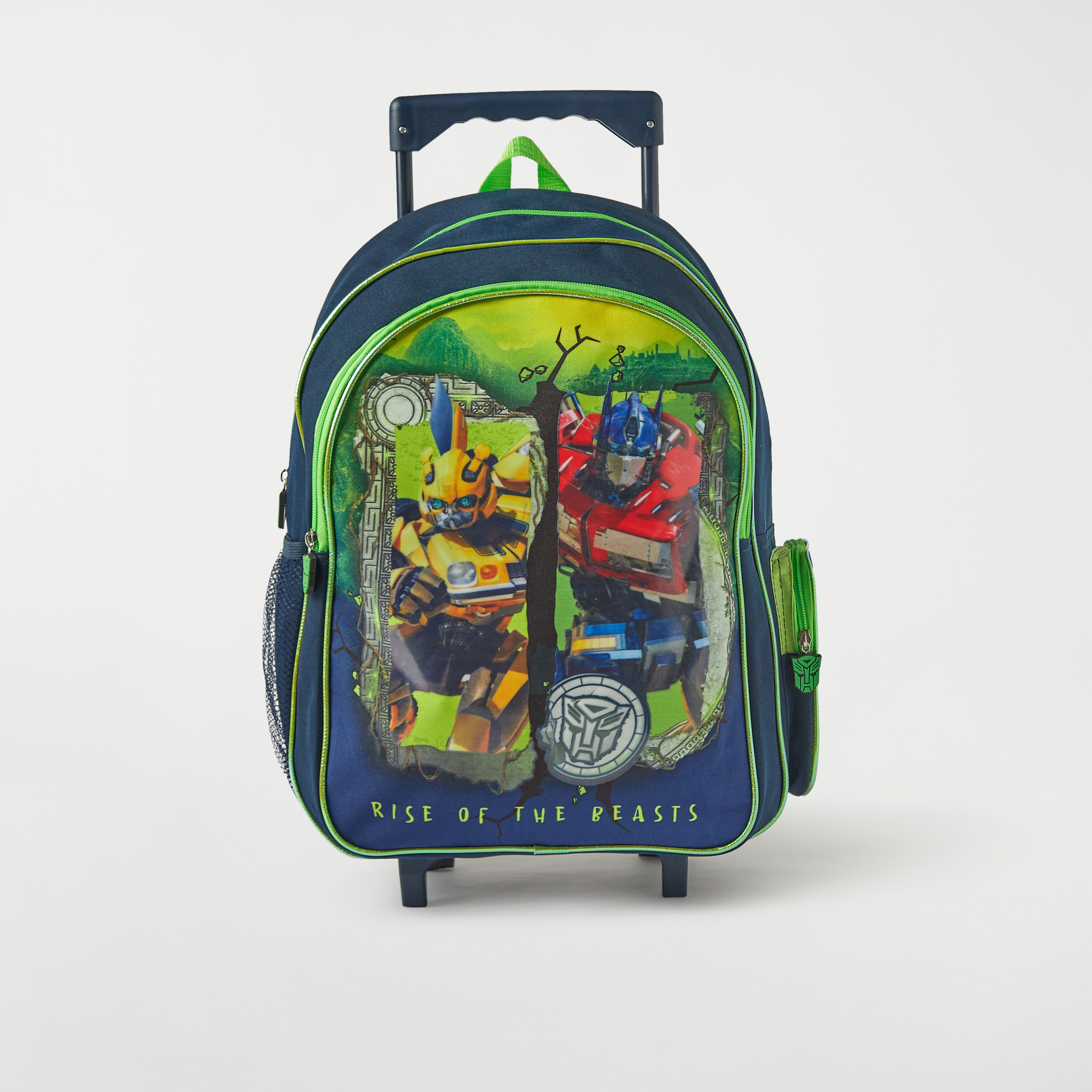Transformers Print 5-Piece Trolley Backpack Set - 16 inches-school-bagsandbackpacks-trolleybags-image-2