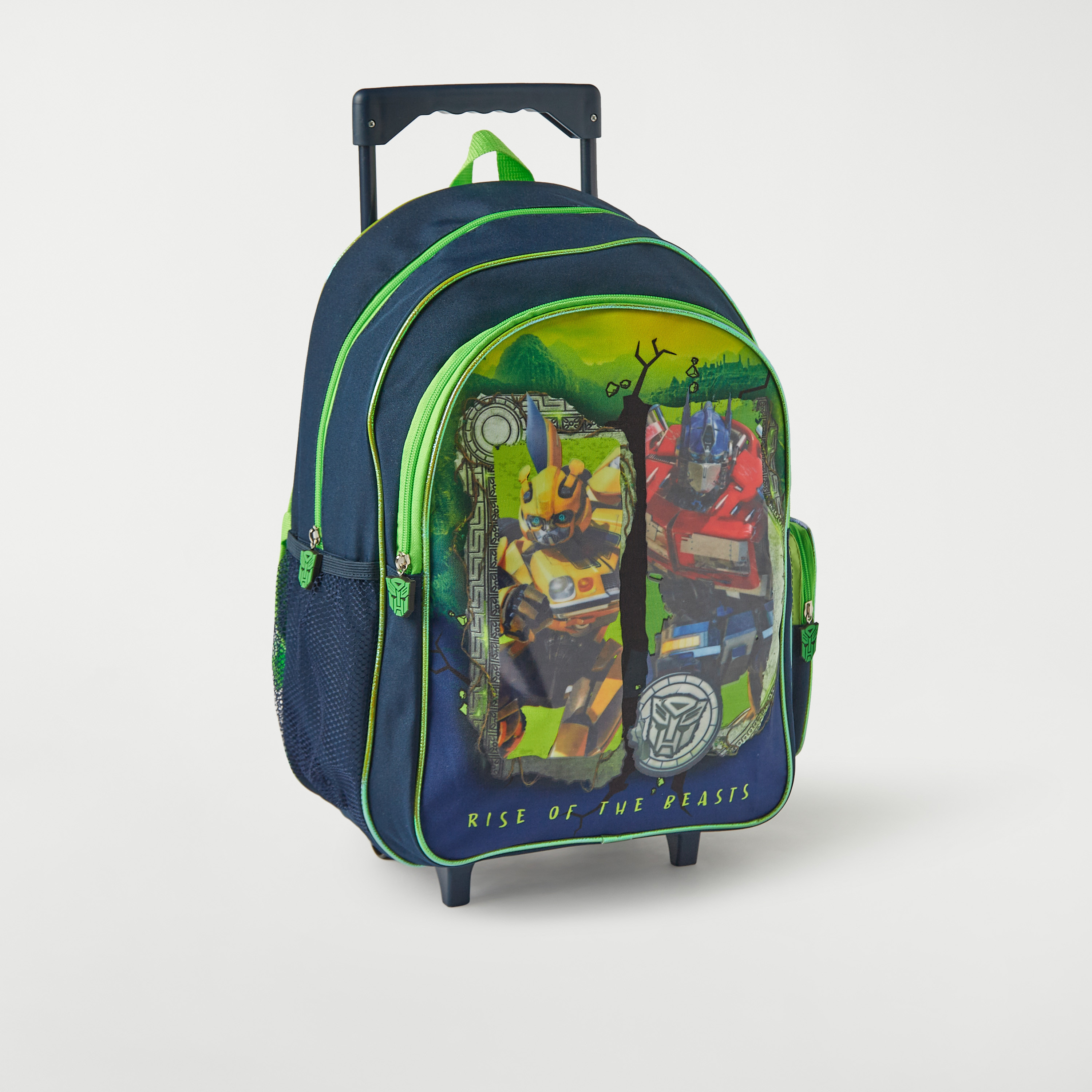 Transformers Print 5-Piece Trolley Backpack Set - 16 inches-school-bagsandbackpacks-trolleybags-image-3