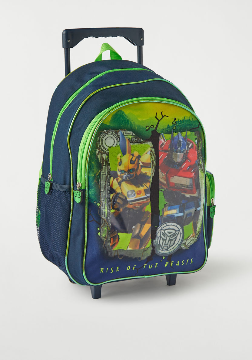 Transformers Print 5-Piece Trolley Backpack Set - 16 inches-School Sets-image-2