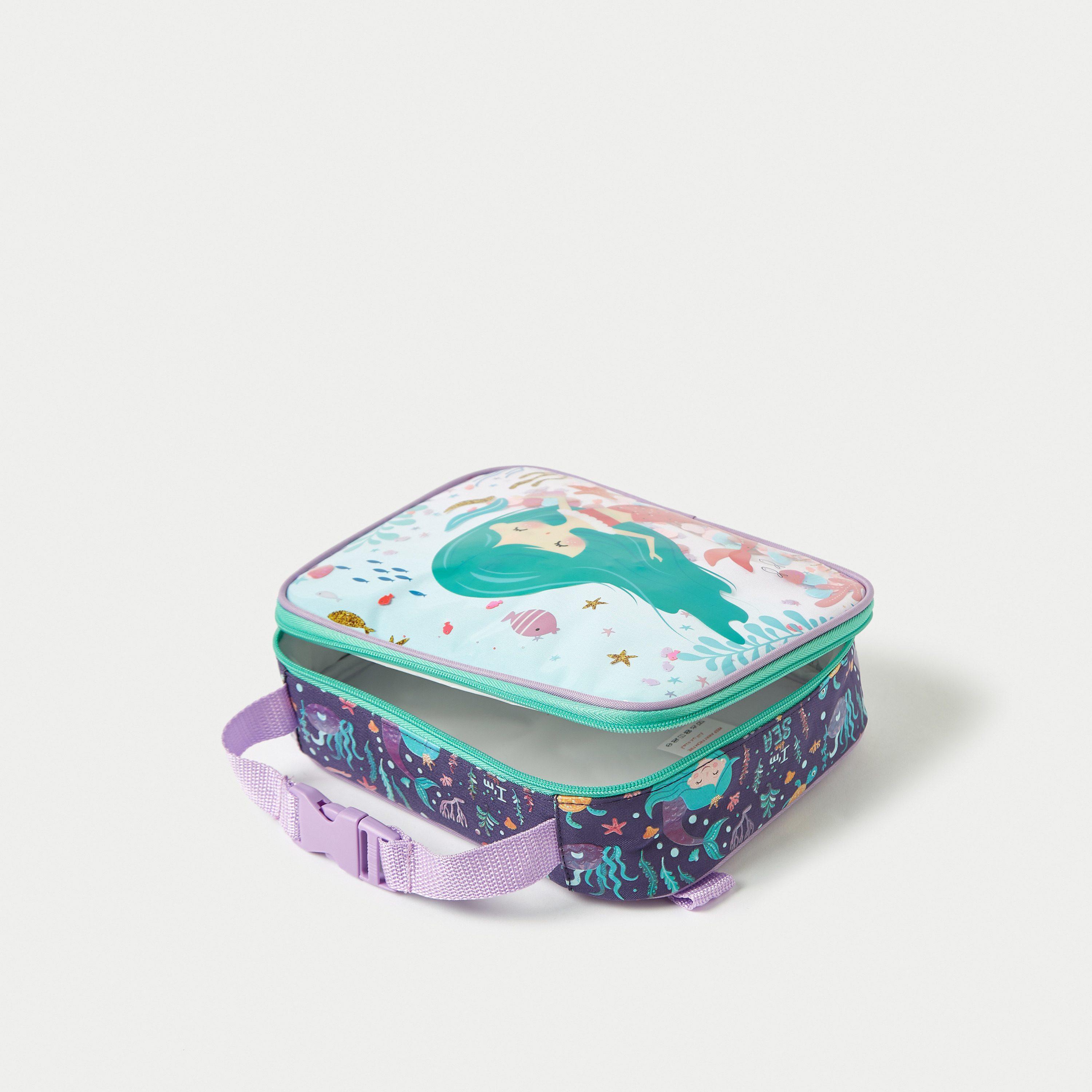 Juniors Mermaid Print 3-Piece Trolley Backpack Set - 16 inches-school-bagsandbackpacks-trolleybags-image-11