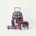 Juniors 3-Piece Llama Print Trolley Backpack Set - 16 inches-School Sets-thumbnailMobile-0