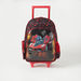 Juniors Car Graphic Print 3-Piece Trolley Backpack Set - 16 inches-School Sets-thumbnailMobile-2