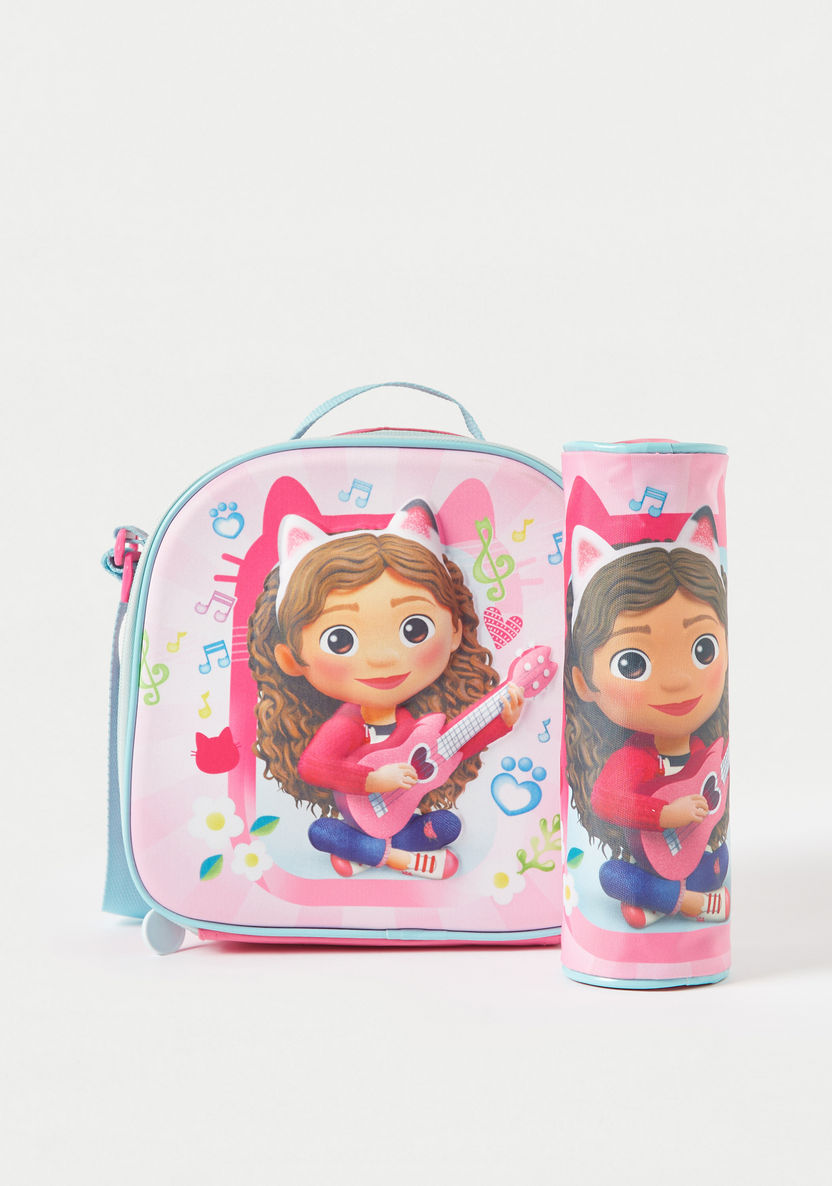 Gabby's Dollhouse Print 3-Piece Trolley Backpack Set - 12 inches-School Sets-image-2