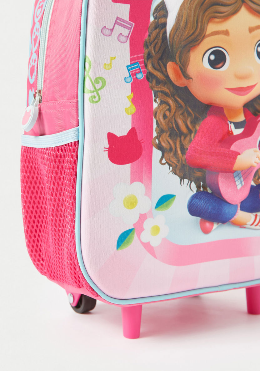 Gabby's Dollhouse Print 3-Piece Trolley Backpack Set - 12 inches-School Sets-image-4