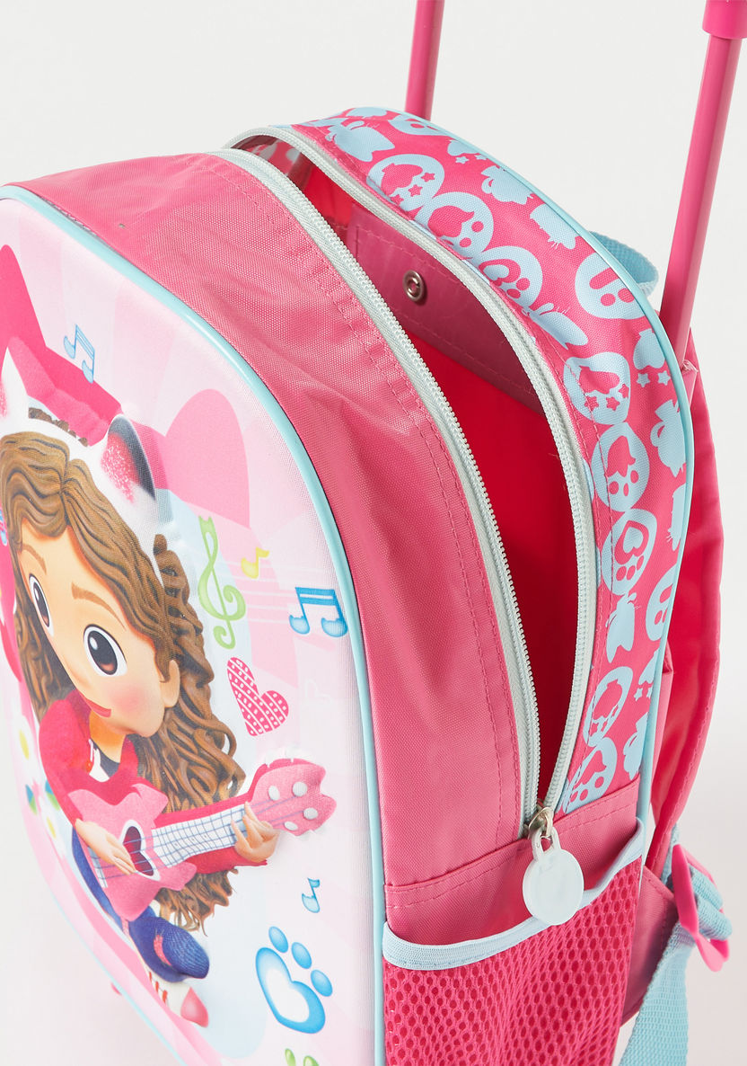 Gabby's Dollhouse Print 3-Piece Trolley Backpack Set - 12 inches-School Sets-image-7