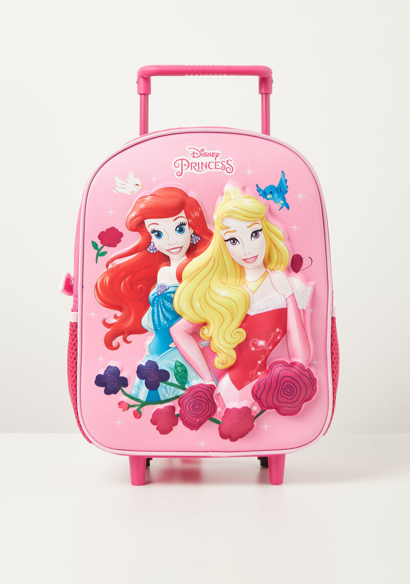 Disney Princess Print 3-Piece Trolley Backpack Set - 12 inches-School Sets-image-1