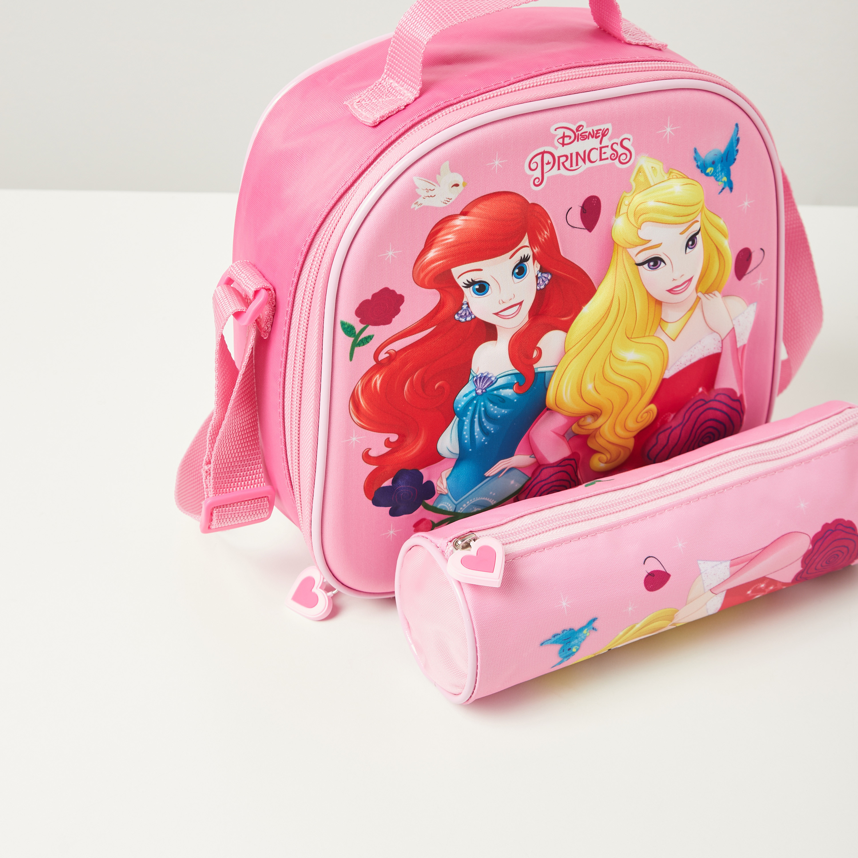 Disney Princess Print 3-Piece Trolley Backpack Set - 12 inches-school-bagsandbackpacks-trolleybags-image-7