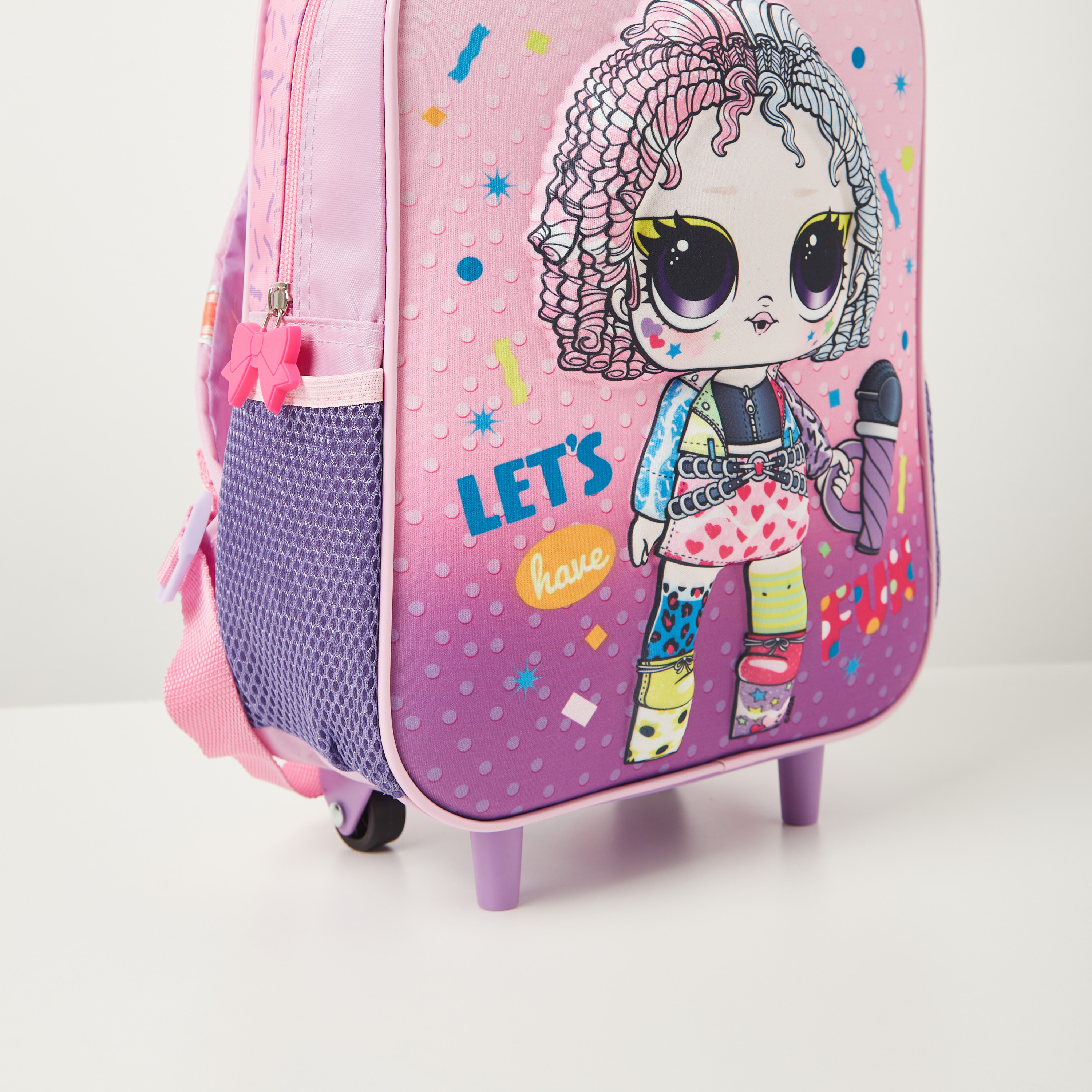 Buy L.O.L. Surprise Print 3 Piece Trolley Backpack Set 12 inches Online Babyshop Kuwait