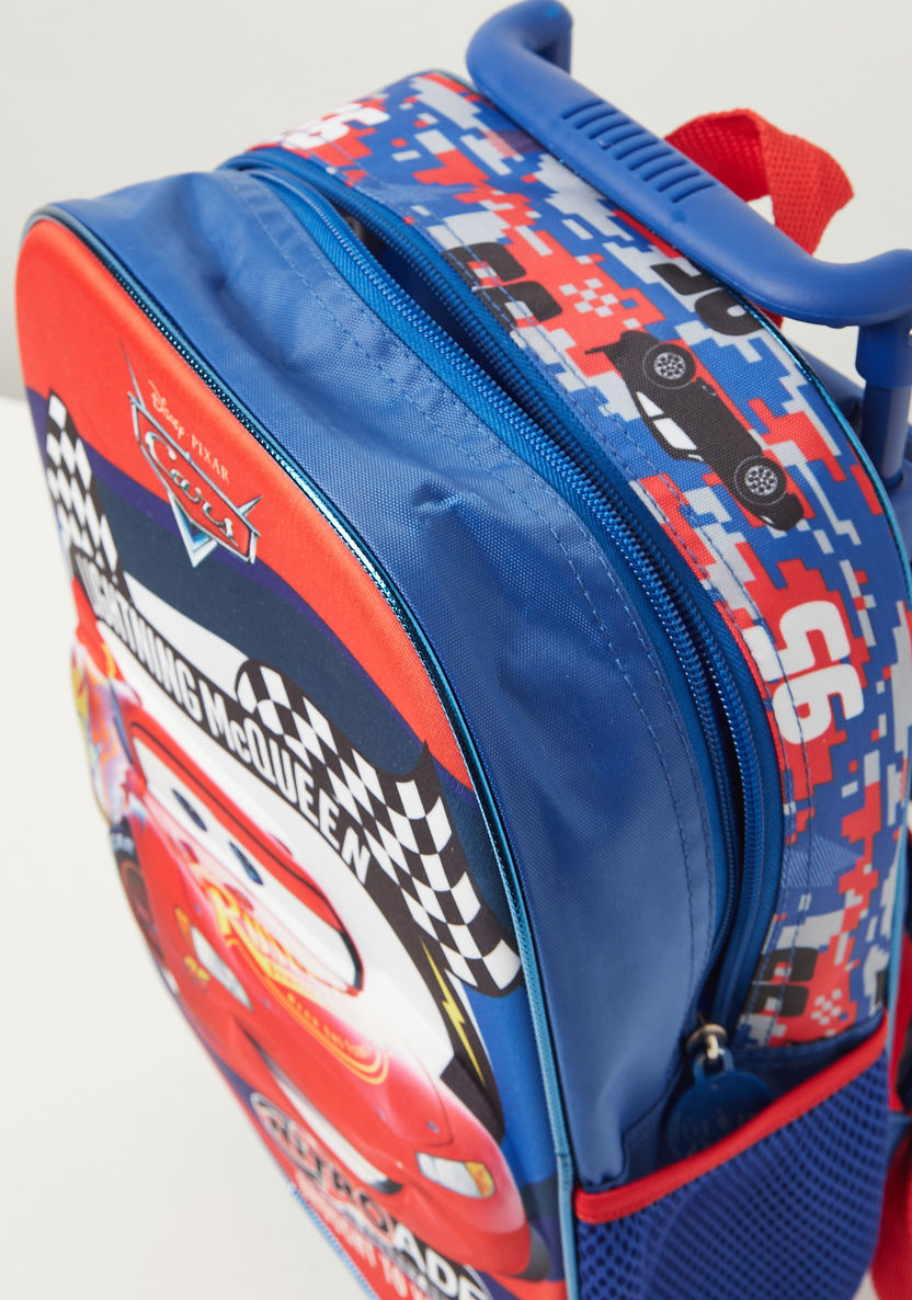 Disney Cars Print 3-Piece Trolley Backpack Set - 12 inches-School Sets-image-9