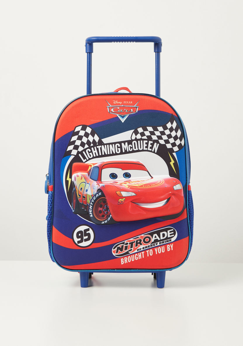 Disney Cars Print 3-Piece Trolley Backpack Set - 12 inches-School Sets-image-1