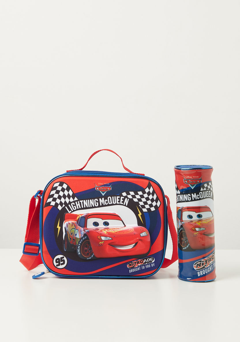 Disney Cars Print 3-Piece Trolley Backpack Set - 12 inches-School Sets-image-2