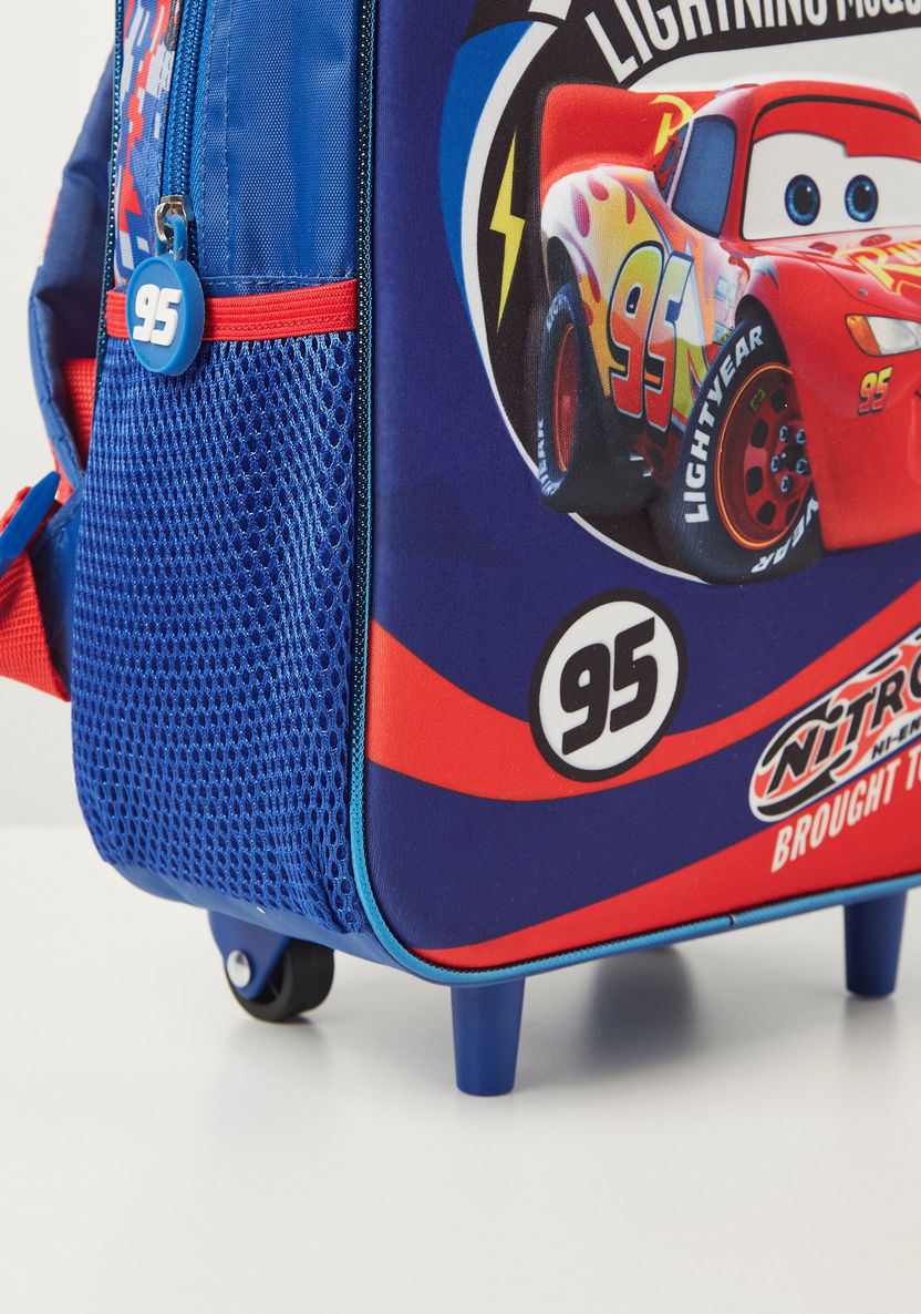 Disney Cars Print 3-Piece Trolley Backpack Set - 12 inches-School Sets-image-4