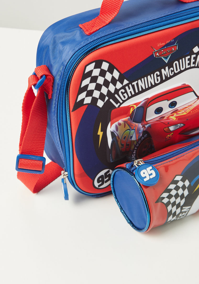 Disney Cars Print 3-Piece Trolley Backpack Set - 12 inches-School Sets-image-6