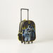 Batman Print 3-Piece Trolley Backpack Set - 12 inches-School Sets-thumbnail-3