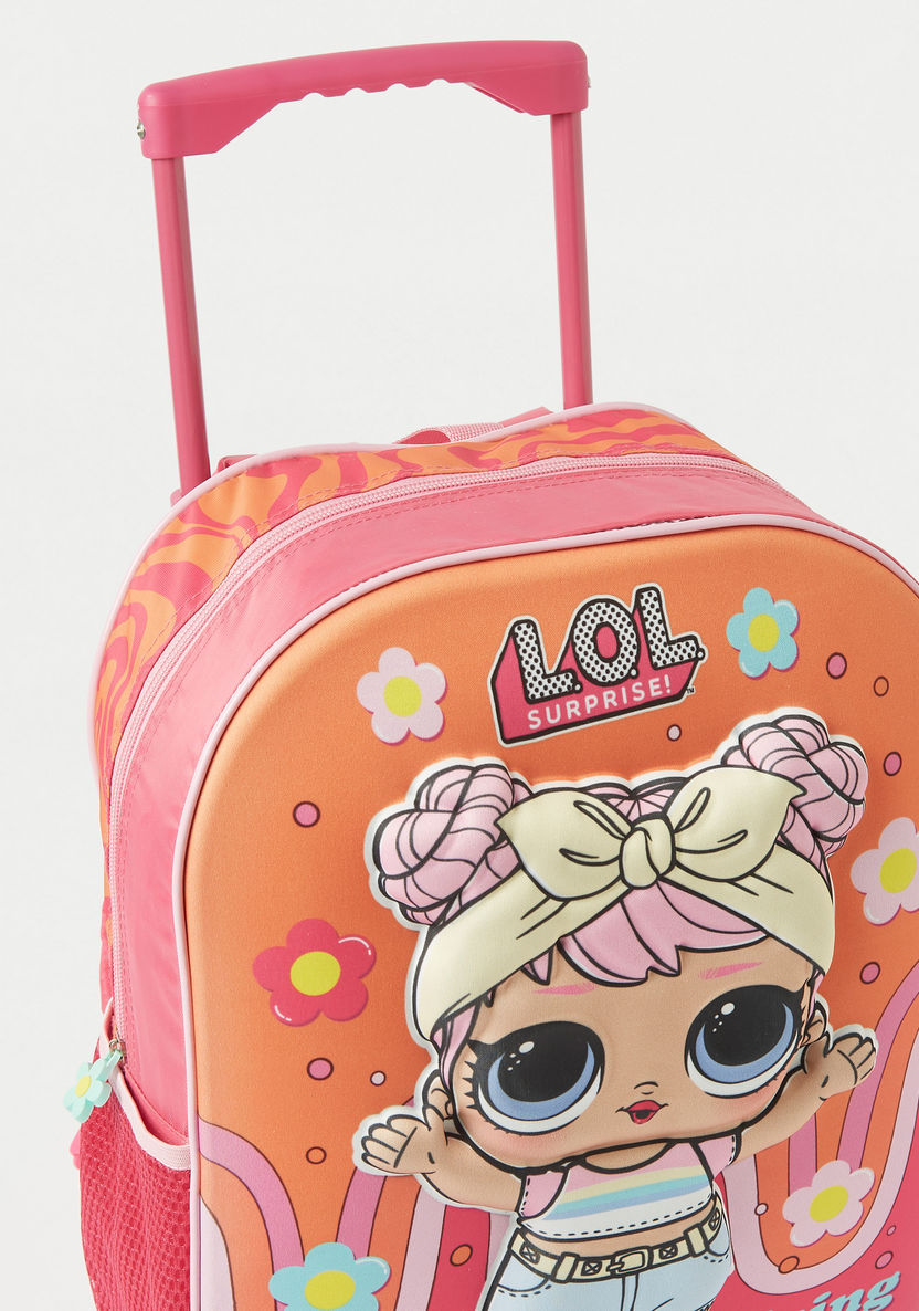 First Kid L.O.L. Surprise! Print 3-Piece Trolley Backpack Set - 16 inches-School Sets-image-4