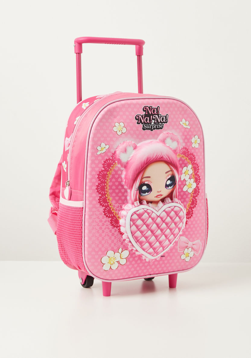 Na! Na! Na! Surprise Print 3-Piece Trolley Backpack Set - 16 inches-School Sets-image-3