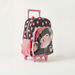 Juniors Flamingo Print 3-Piece Trolley Backpack Set - 16 inches-School Sets-thumbnail-3