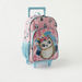 Juniors Owl Print 3-Piece Trolley Backpack Set - 16 inches-School Sets-thumbnailMobile-2