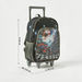 Juniors Car Graphic Print Trolley Backpack with Lunch Bag and Pencil Pouch-School Sets-thumbnailMobile-1