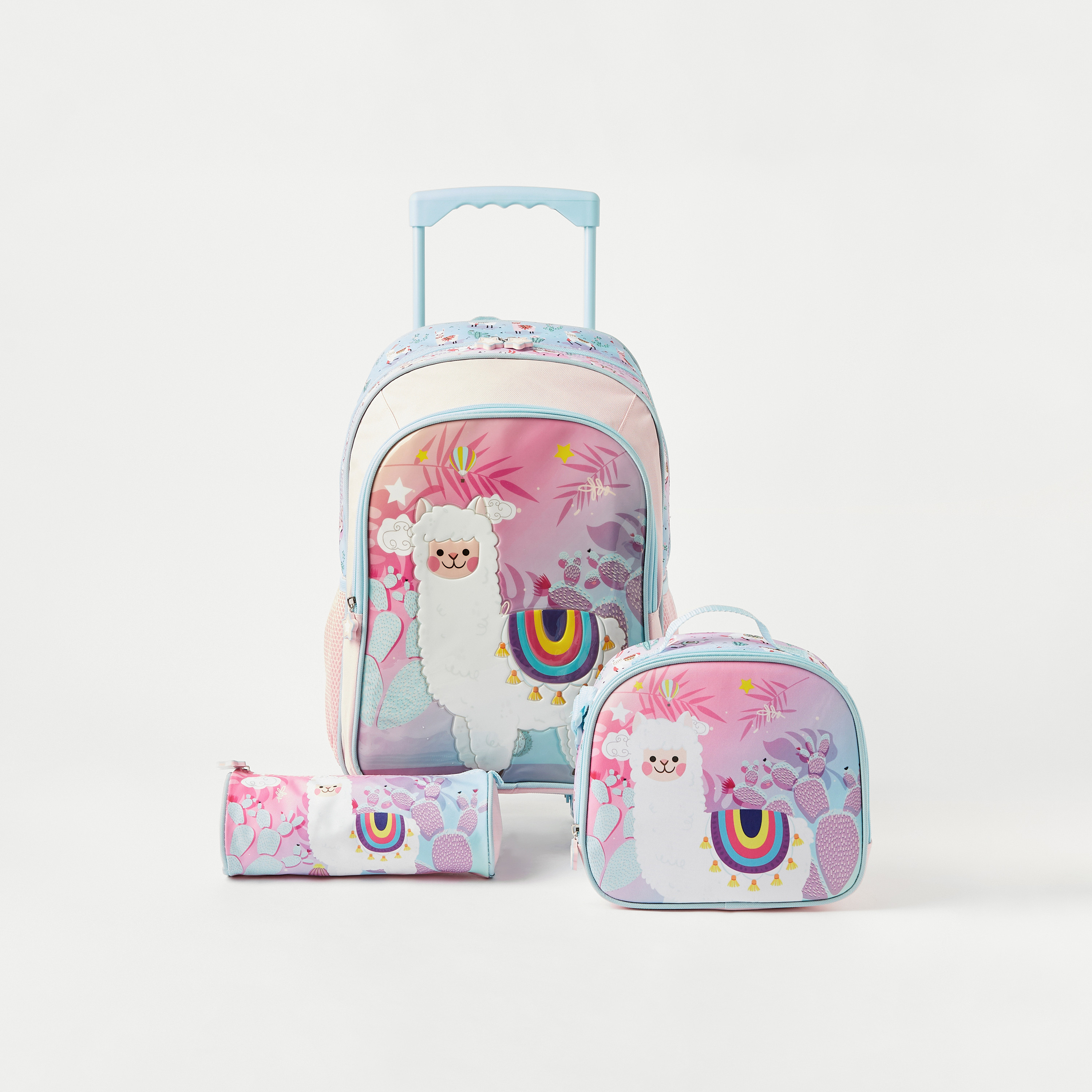 Shop Juniors 3-Piece Printed Trolley Backpack Set - 16 inches Online ...