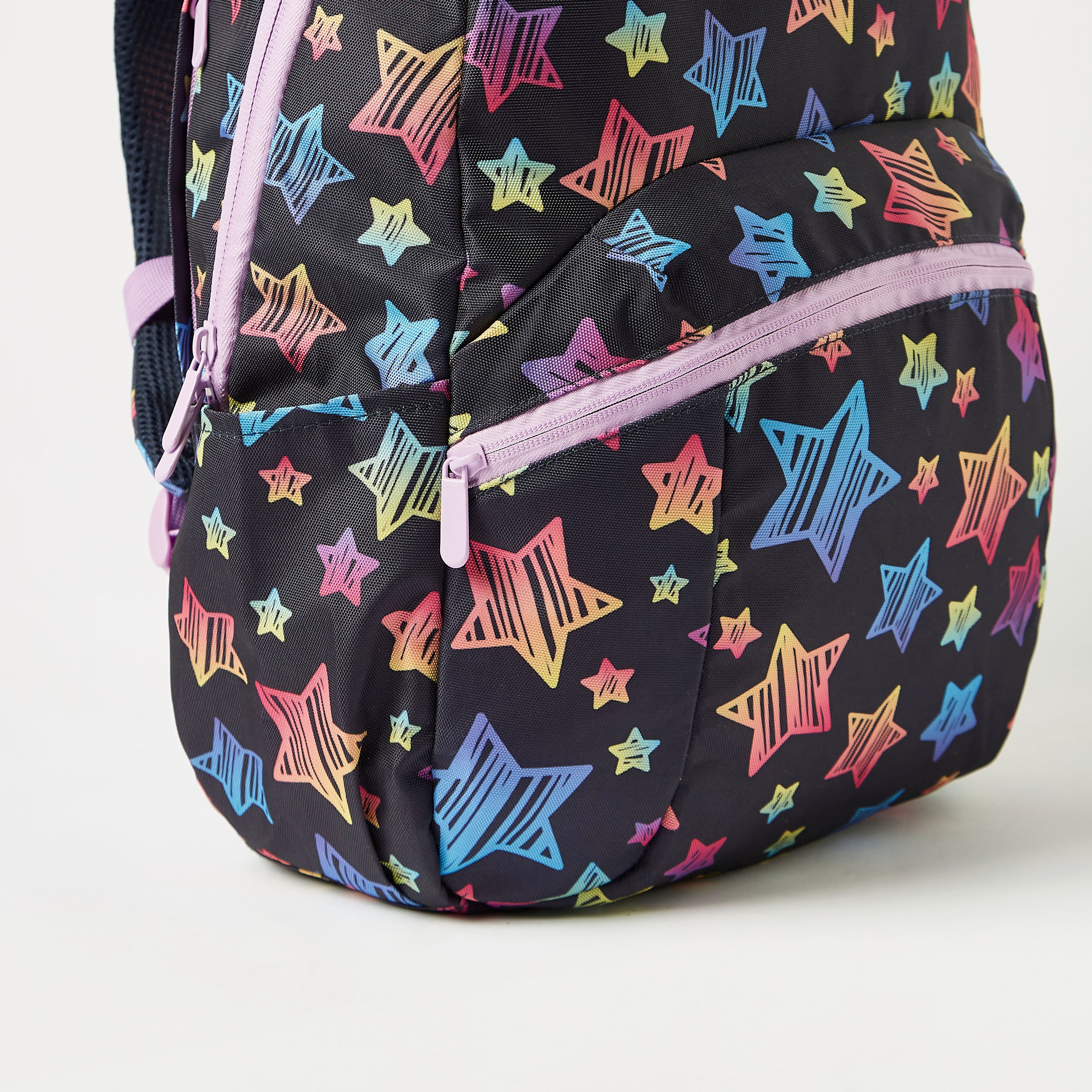 Juniors All-Over Star Print Backpack and Pencil Pouch Set - 18 inches-school-bagsandbackpacks-backpacks-image-5