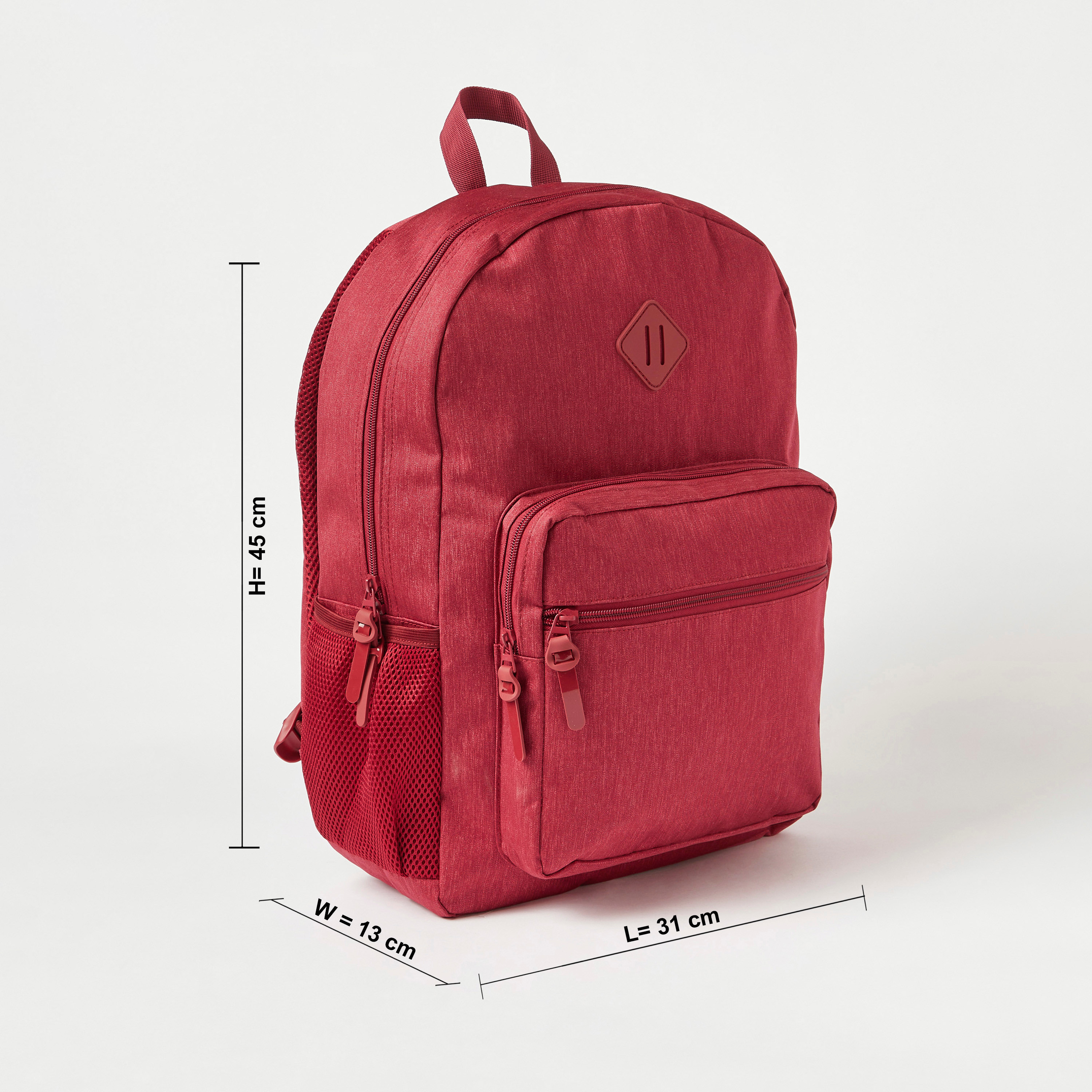 Juniors Solid Backpack with Adjustable Straps and USB Port - 18 inches-school-bagsandbackpacks-backpacks-image-2