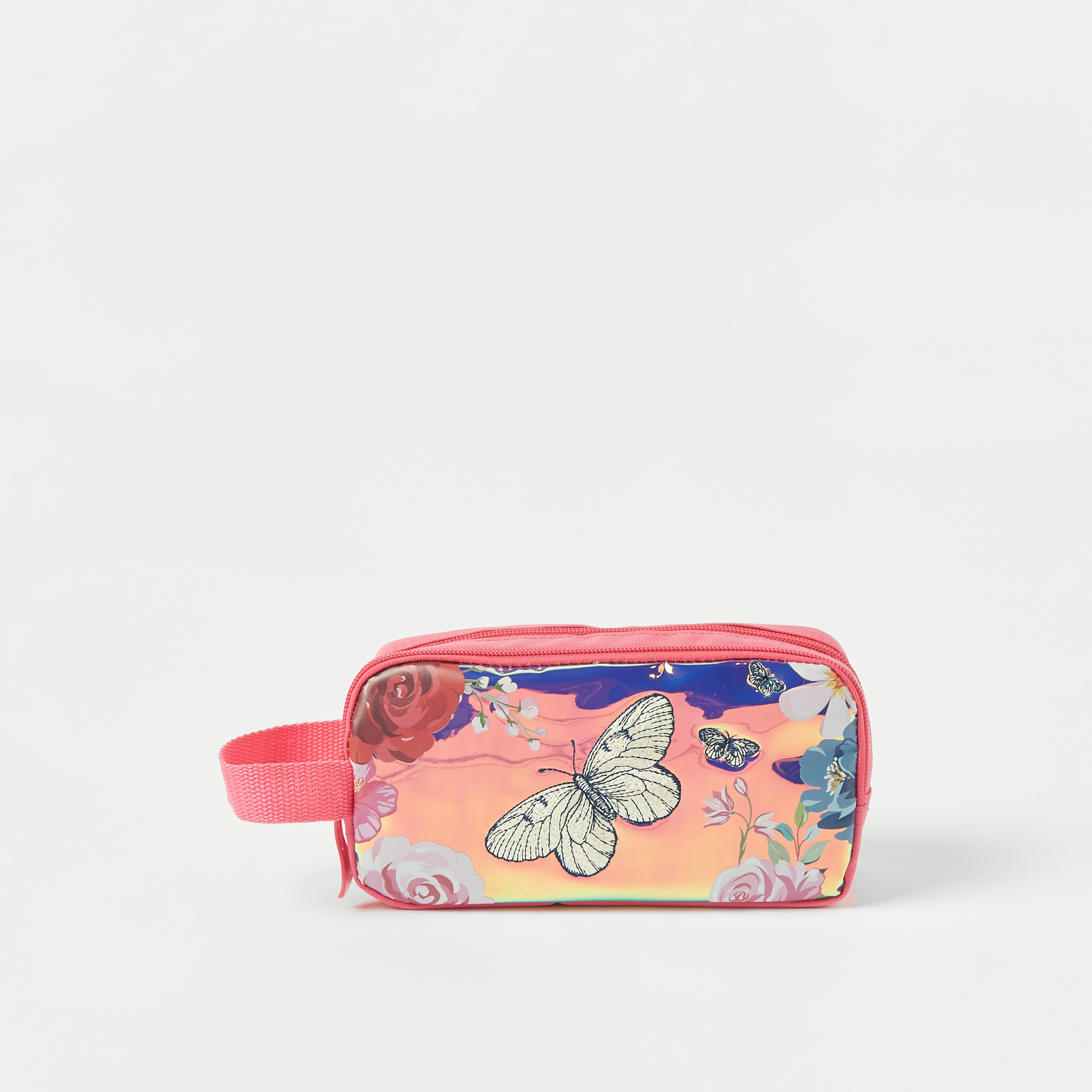 Shop Juniors Butterfly Print 2 Compartment Pencil Pouch Online Babyshop Saudi