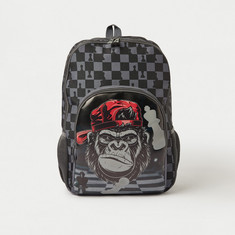 Juniors Gaming Print Backpack with Adjustable Straps - 18 inches