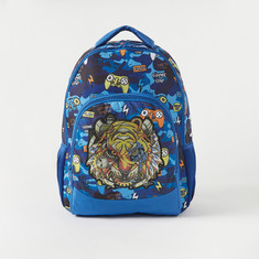 Juniors Printed Backpack with Adjustable Straps - 18 inches