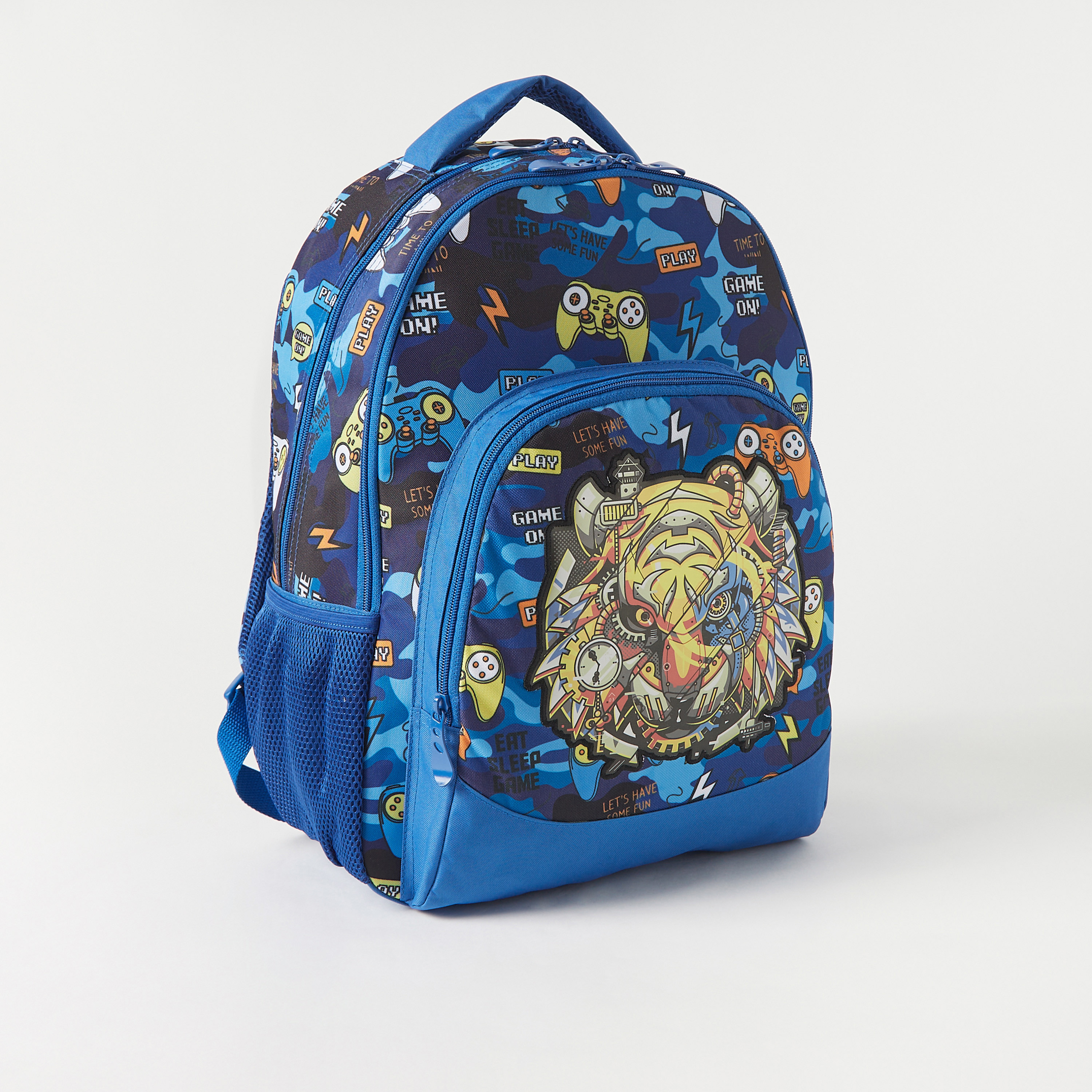 Juniors Printed Backpack with Adjustable Straps - 18 inches-school-bagsandbackpacks-backpacks-image-3