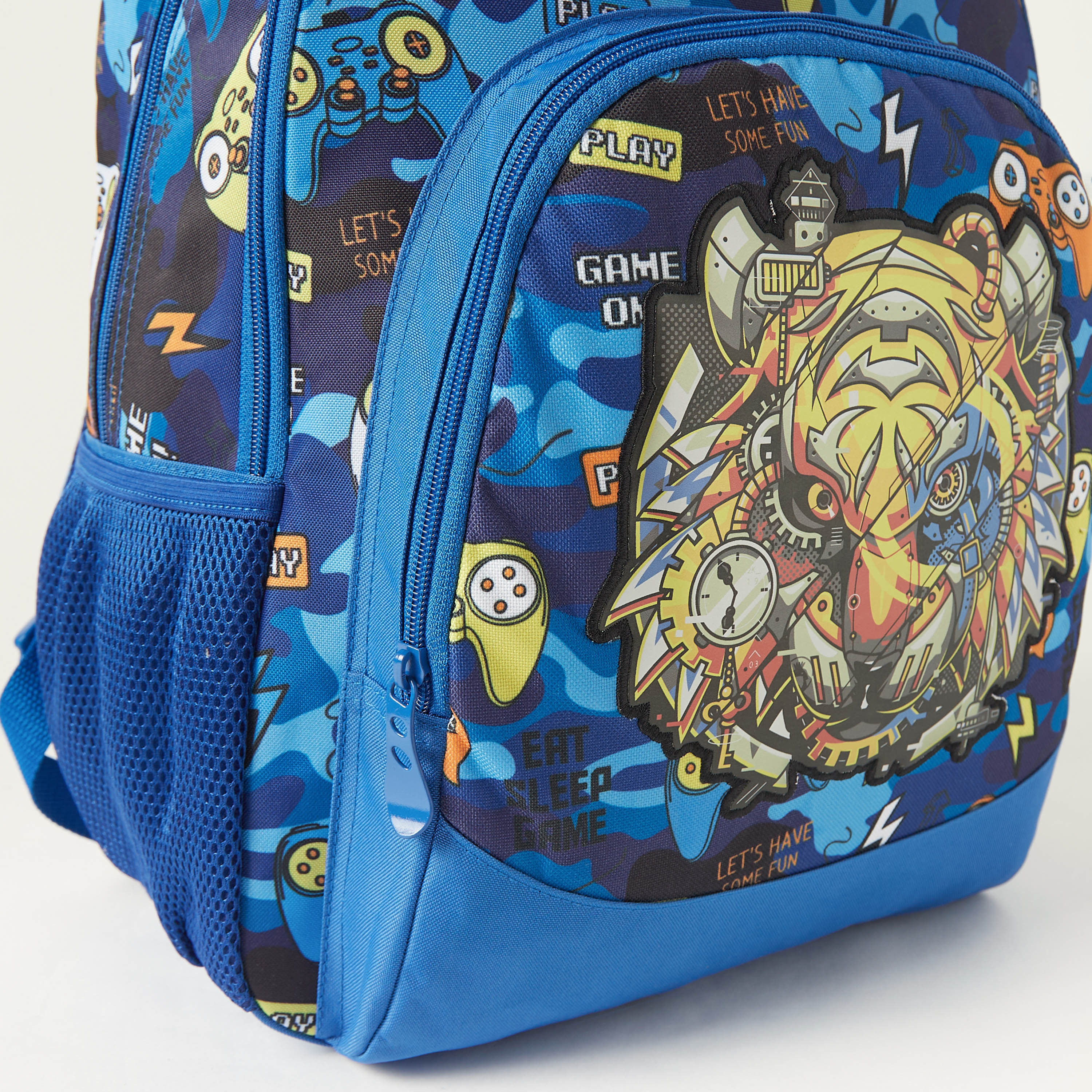 Juniors Printed Backpack with Adjustable Straps - 18 inches-school-bagsandbackpacks-backpacks-image-4
