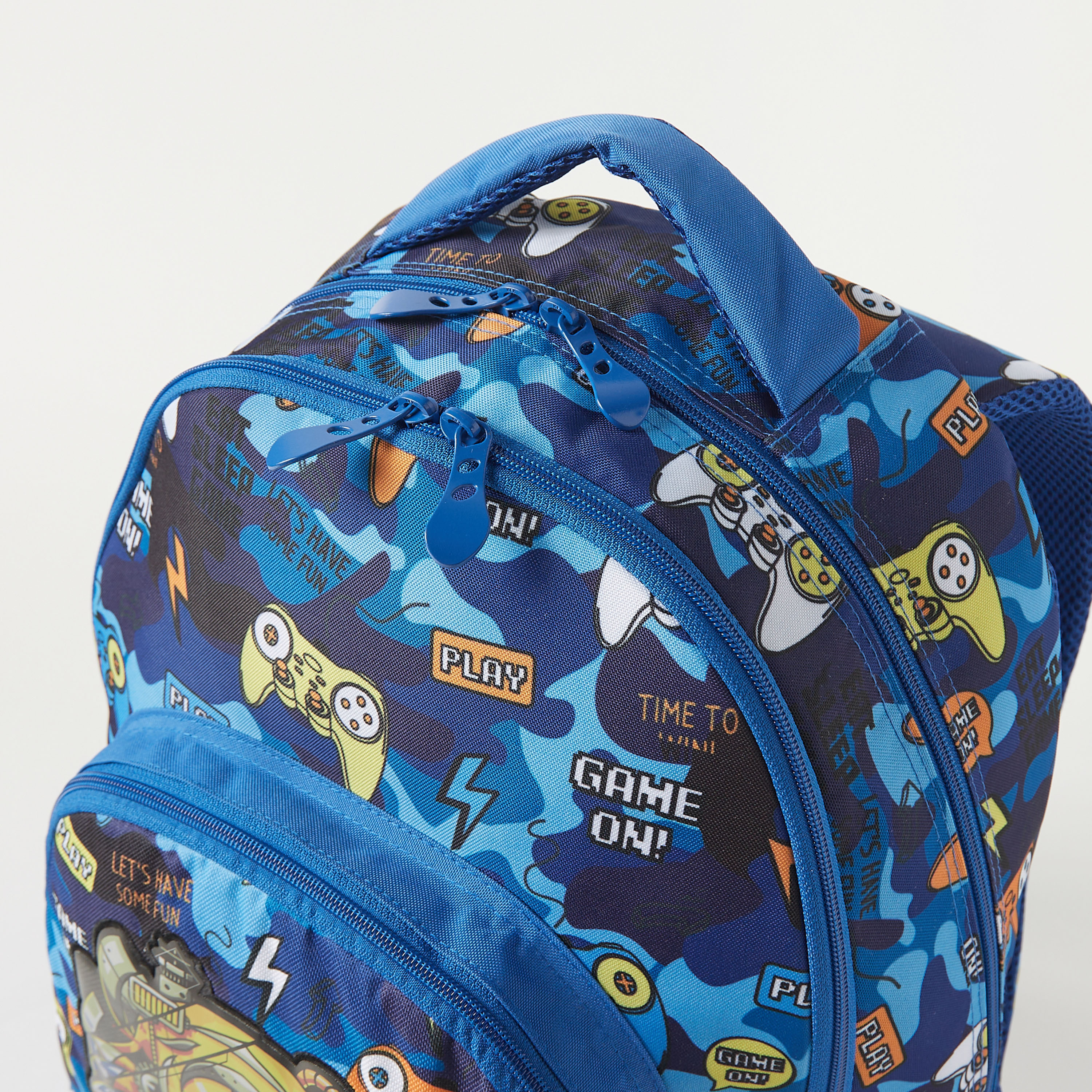 Juniors Printed Backpack with Adjustable Straps - 18 inches-school-bagsandbackpacks-backpacks-image-5