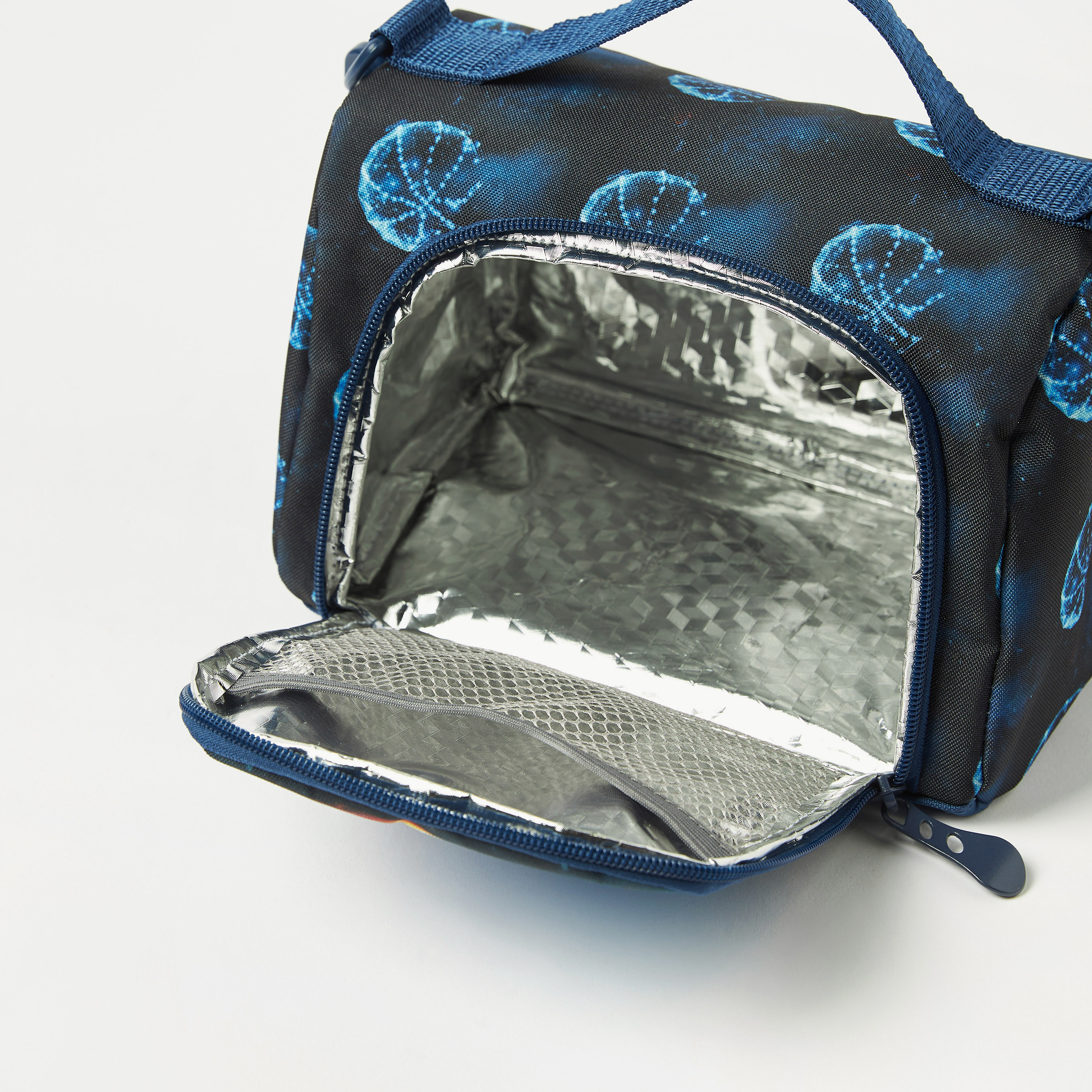 Juniors Football Print Lunch Bag with Detachable Strap-school-lunchessentials-lunchbags-image-5