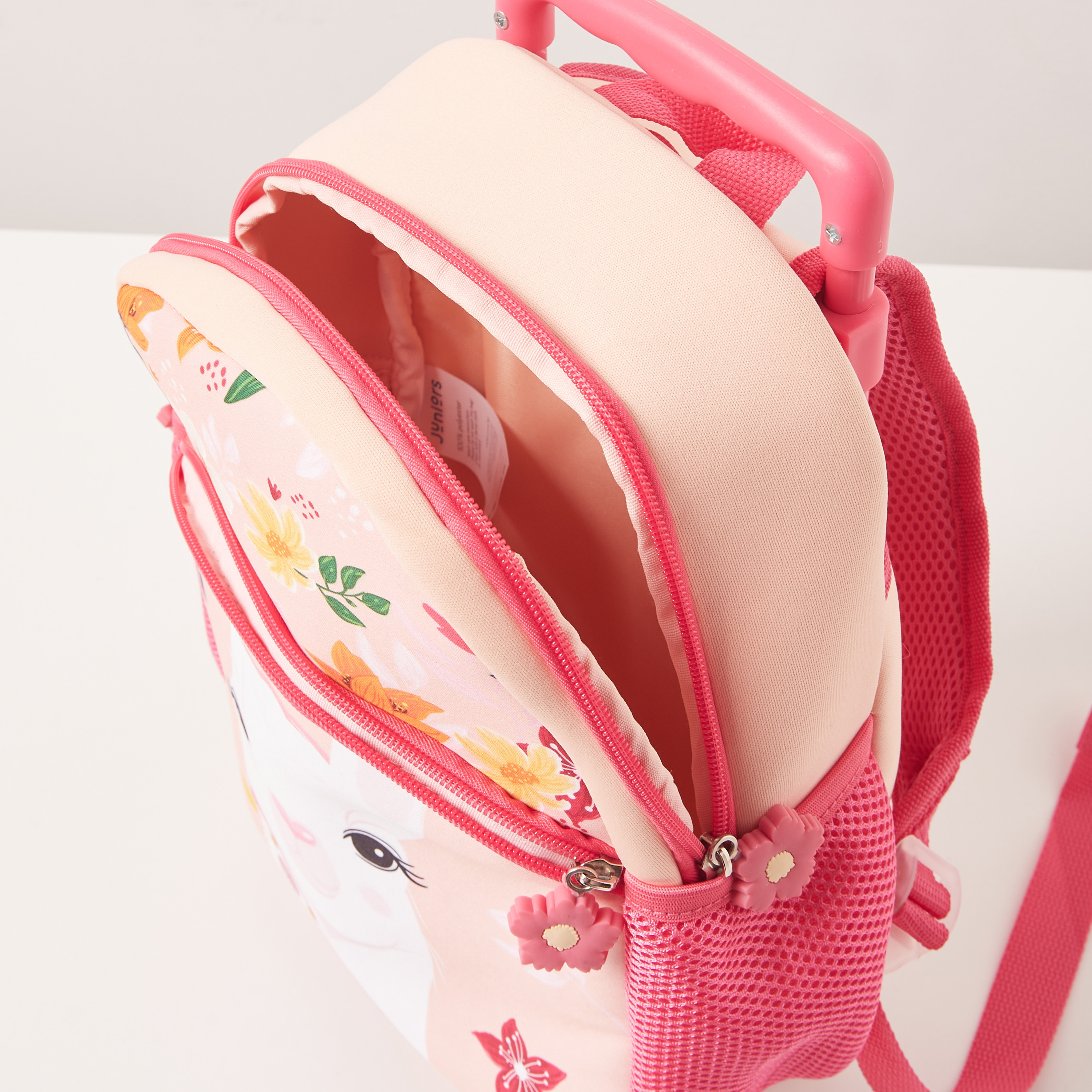 Juniors Printed Trolley Backpack with Retractable Handle - 12 inches-school-bagsandbackpacks-trolleybags-image-7