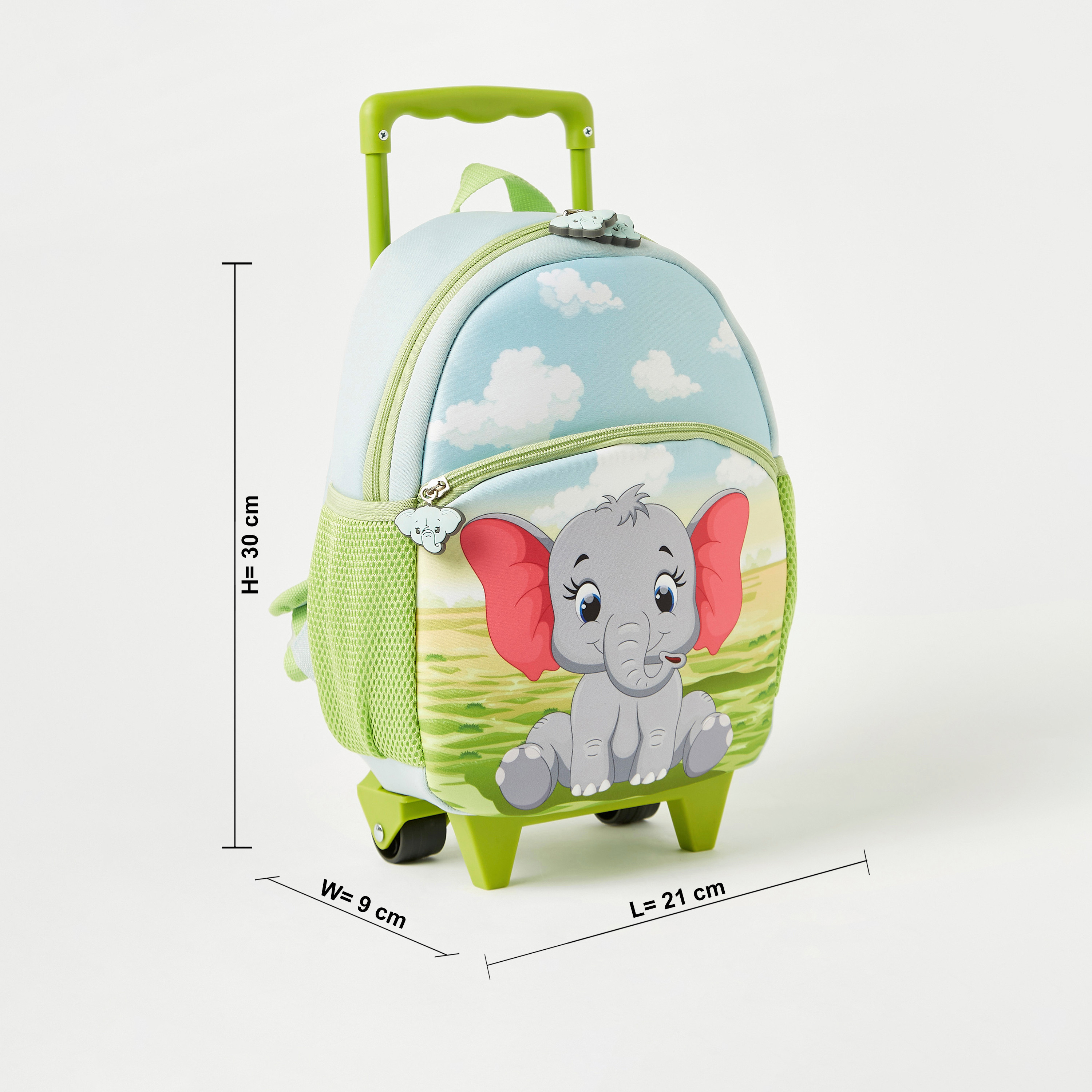 Juniors Printed Trolley Backpack with Retractable Handle - 12 inches-school-bagsandbackpacks-trolleybags-image-2