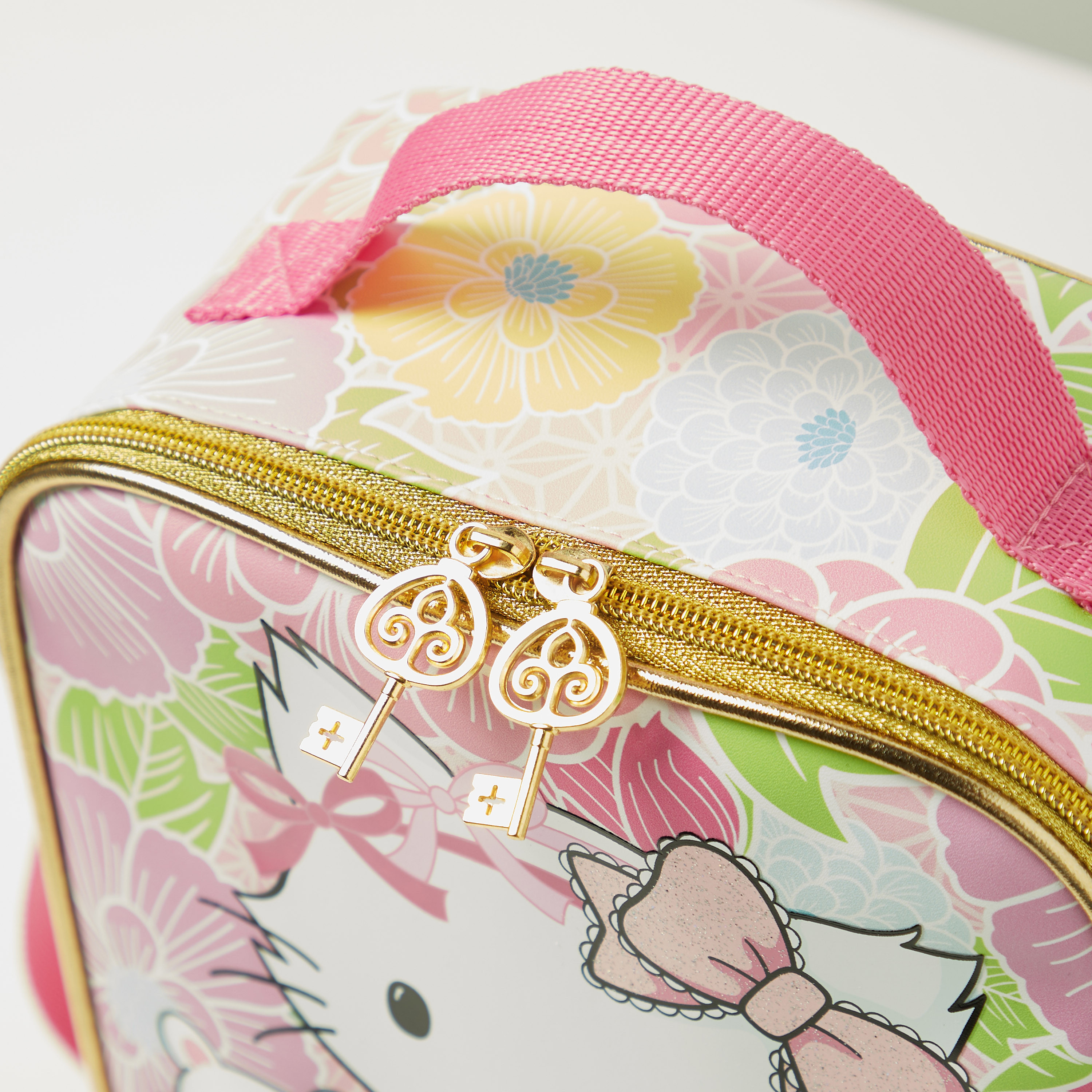 Charmmy Kitty Print Lunch Bag with Removable Strap-school-lunchessentials-lunchbags-image-3