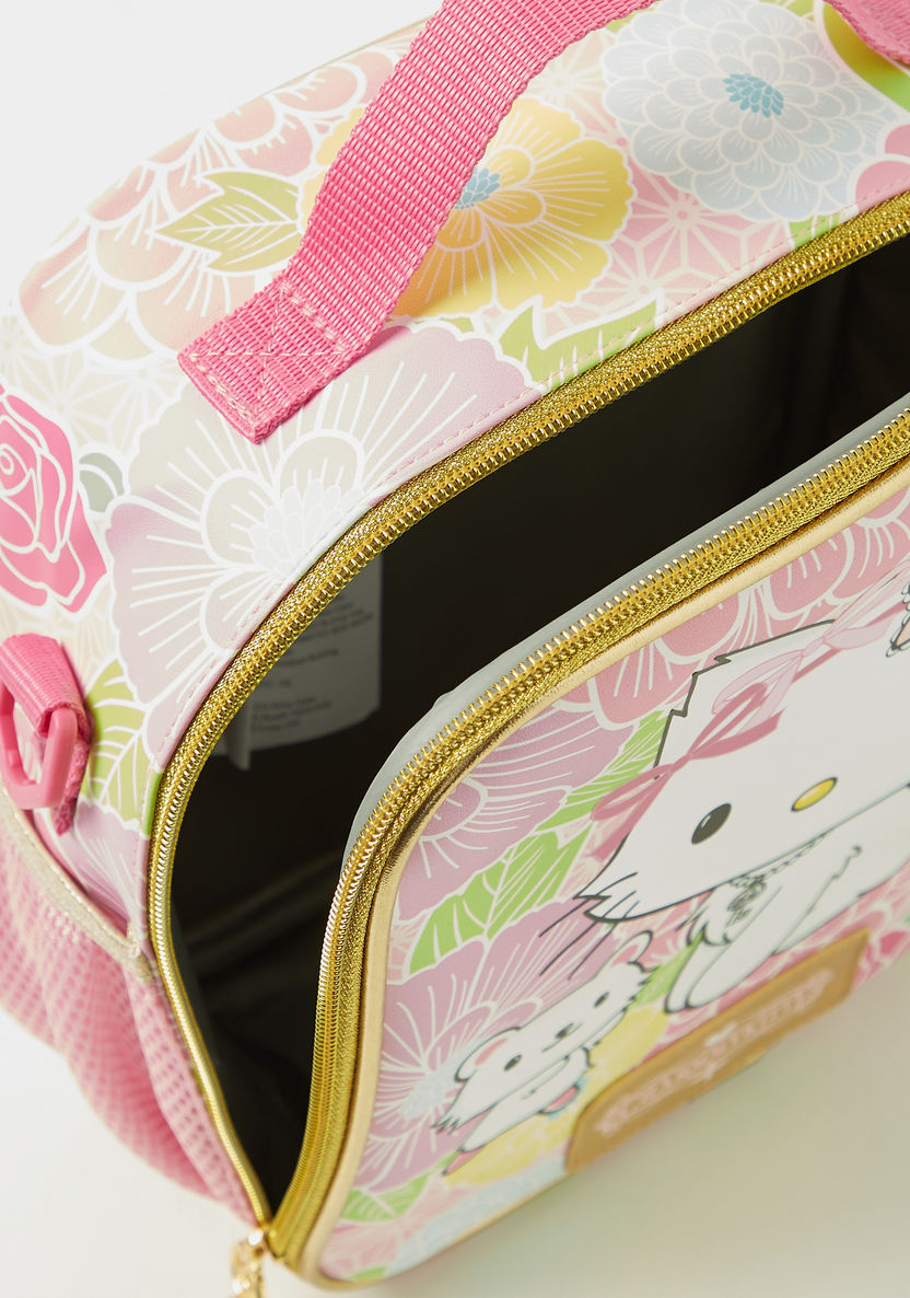 Charmmy Kitty Print Lunch Bag with Removable Strap-Lunch Bags-image-4