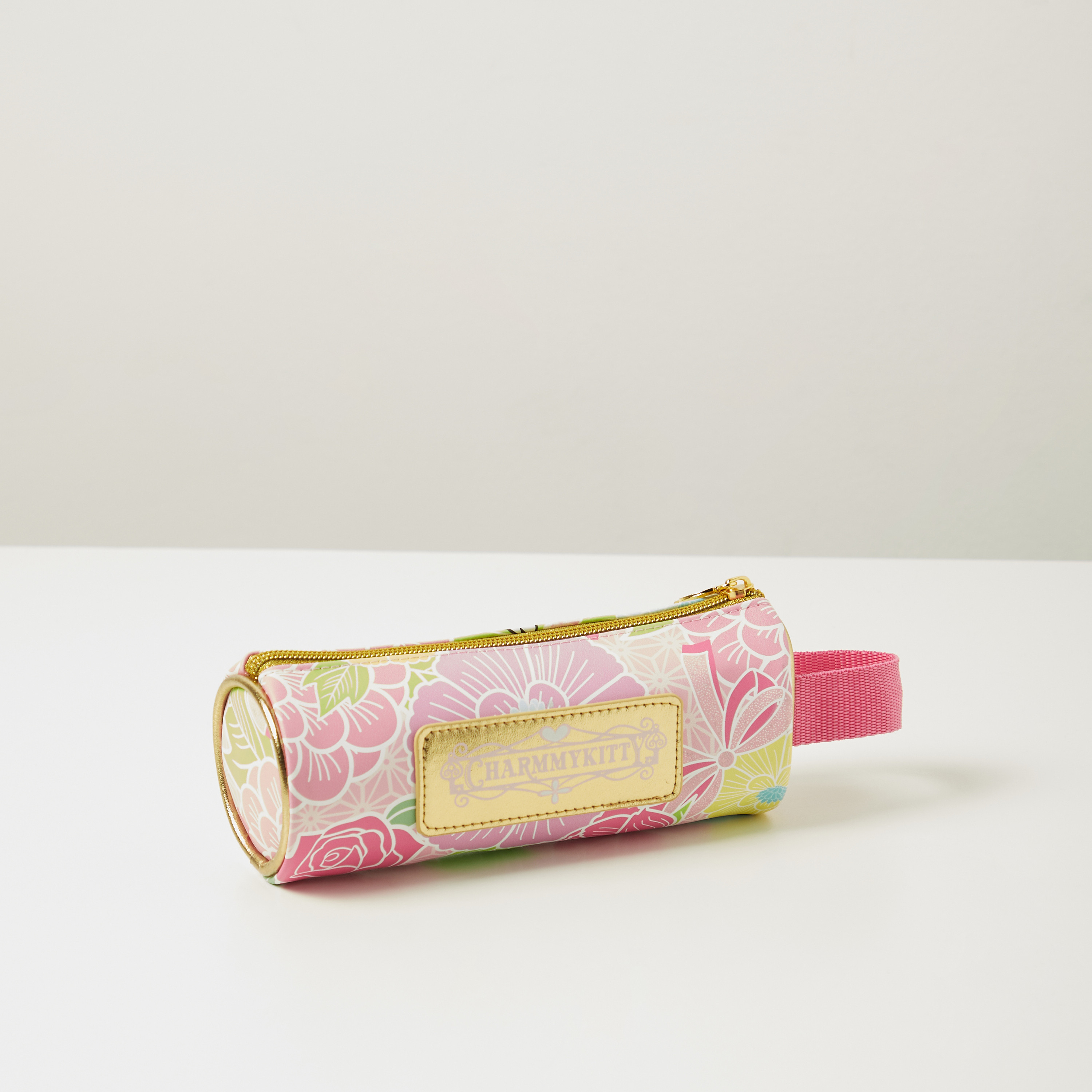 Charmmy Kitty Print Pencil Case with Zip Closure-school-stationery-pencilcases-image-2