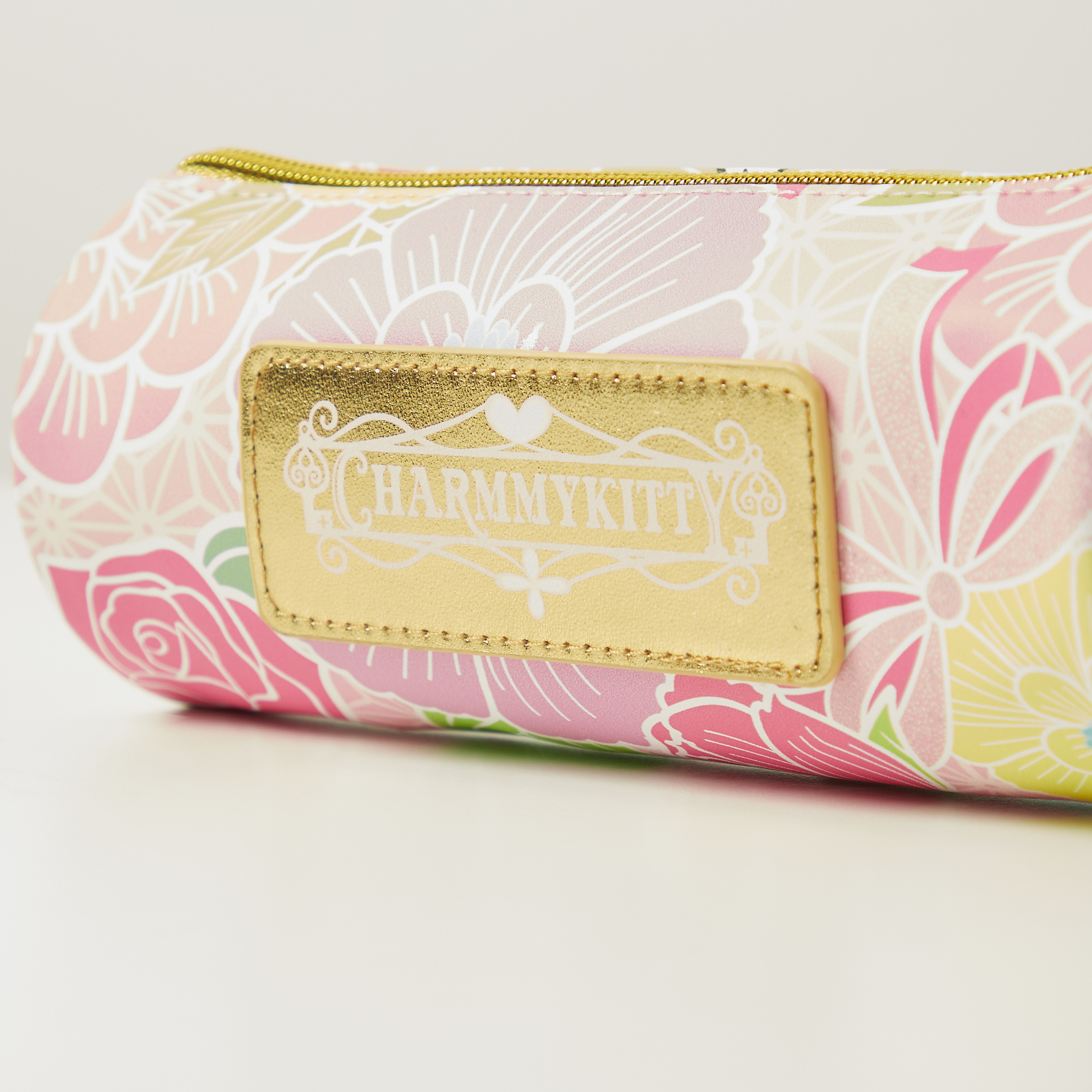 Charmmy Kitty Print Pencil Case with Zip Closure-school-stationery-pencilcases-image-4