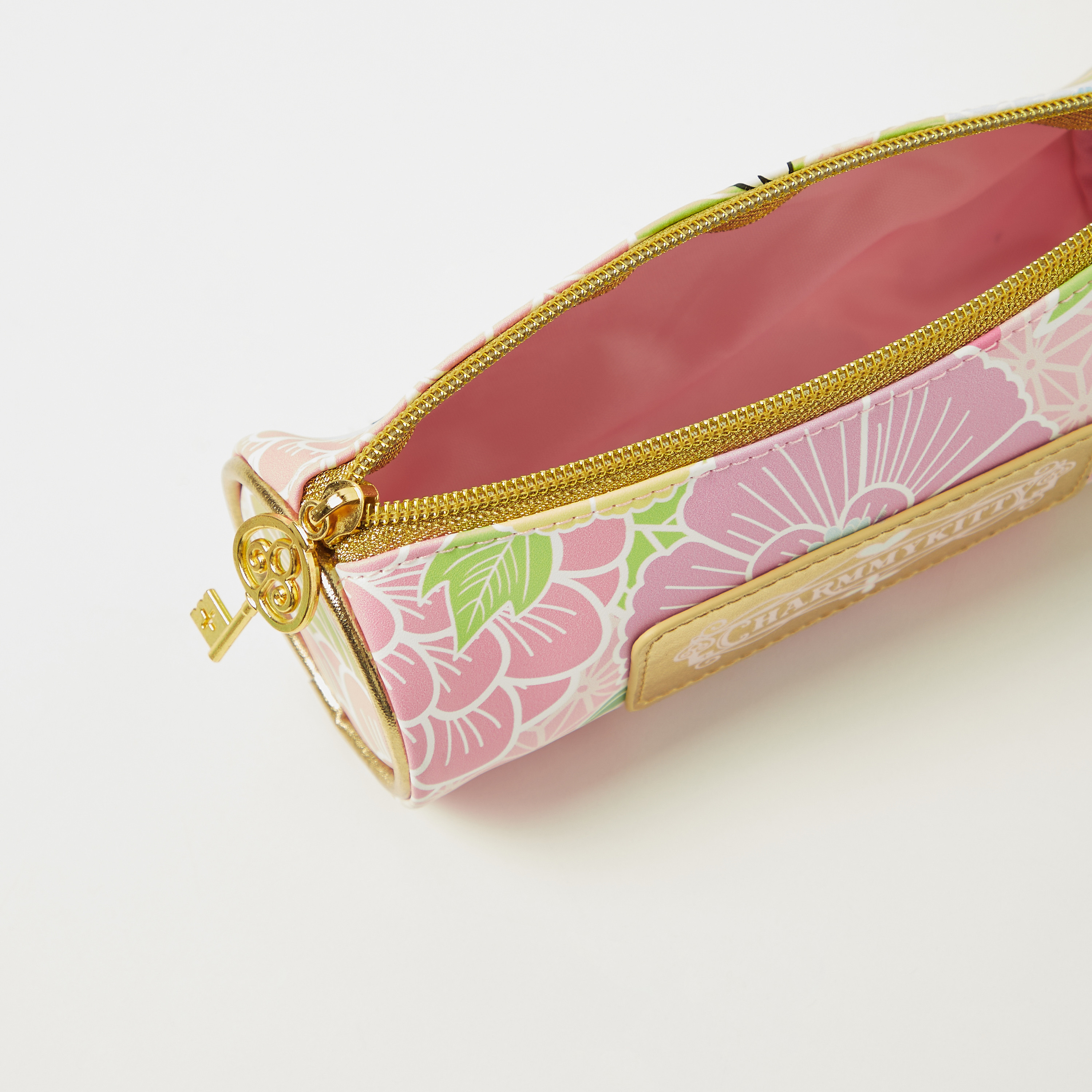 Charmmy Kitty Print Pencil Case with Zip Closure-school-stationery-pencilcases-image-5